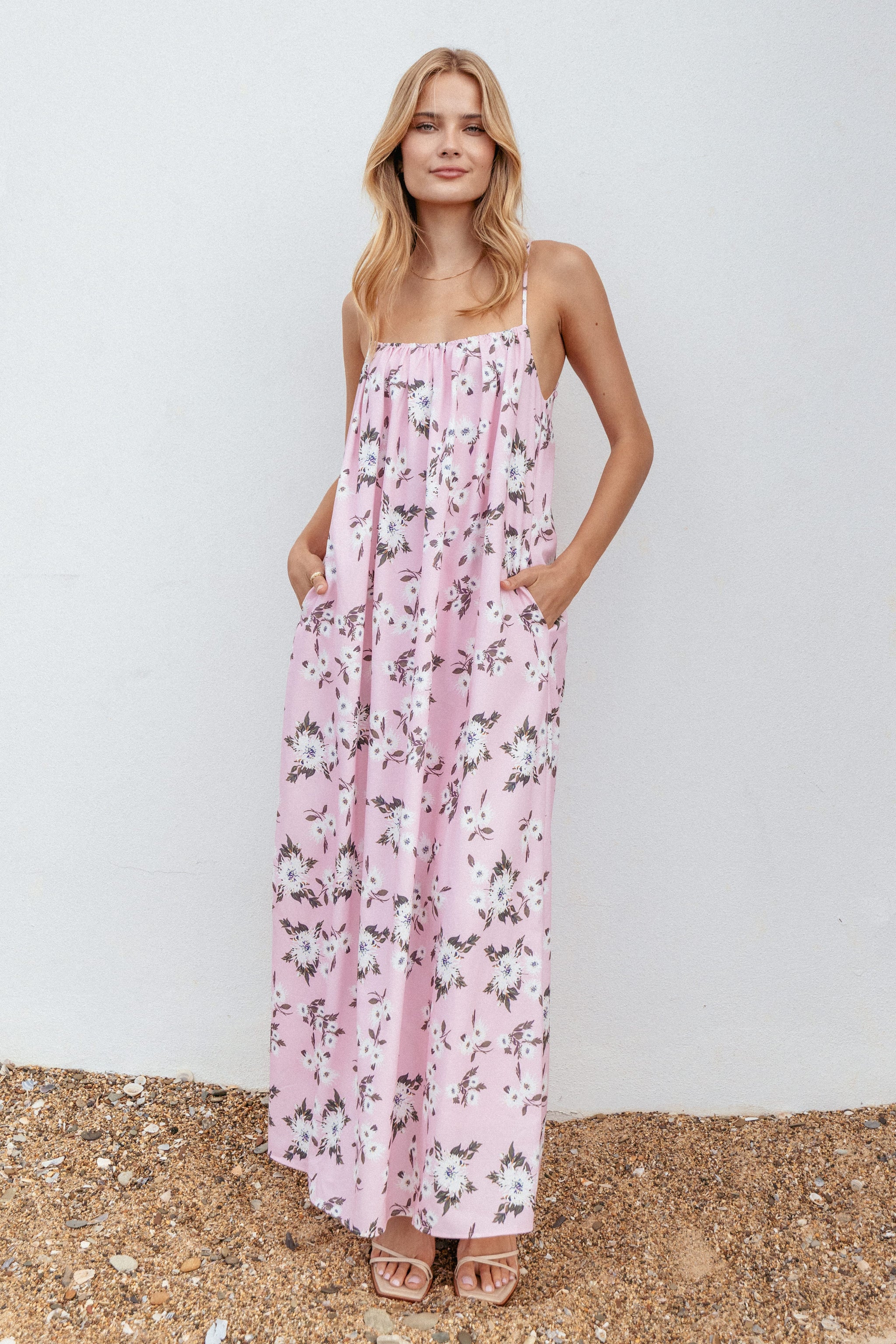 chinese dress ladies Amazon.com: Light Pink Dress For Women main image 1