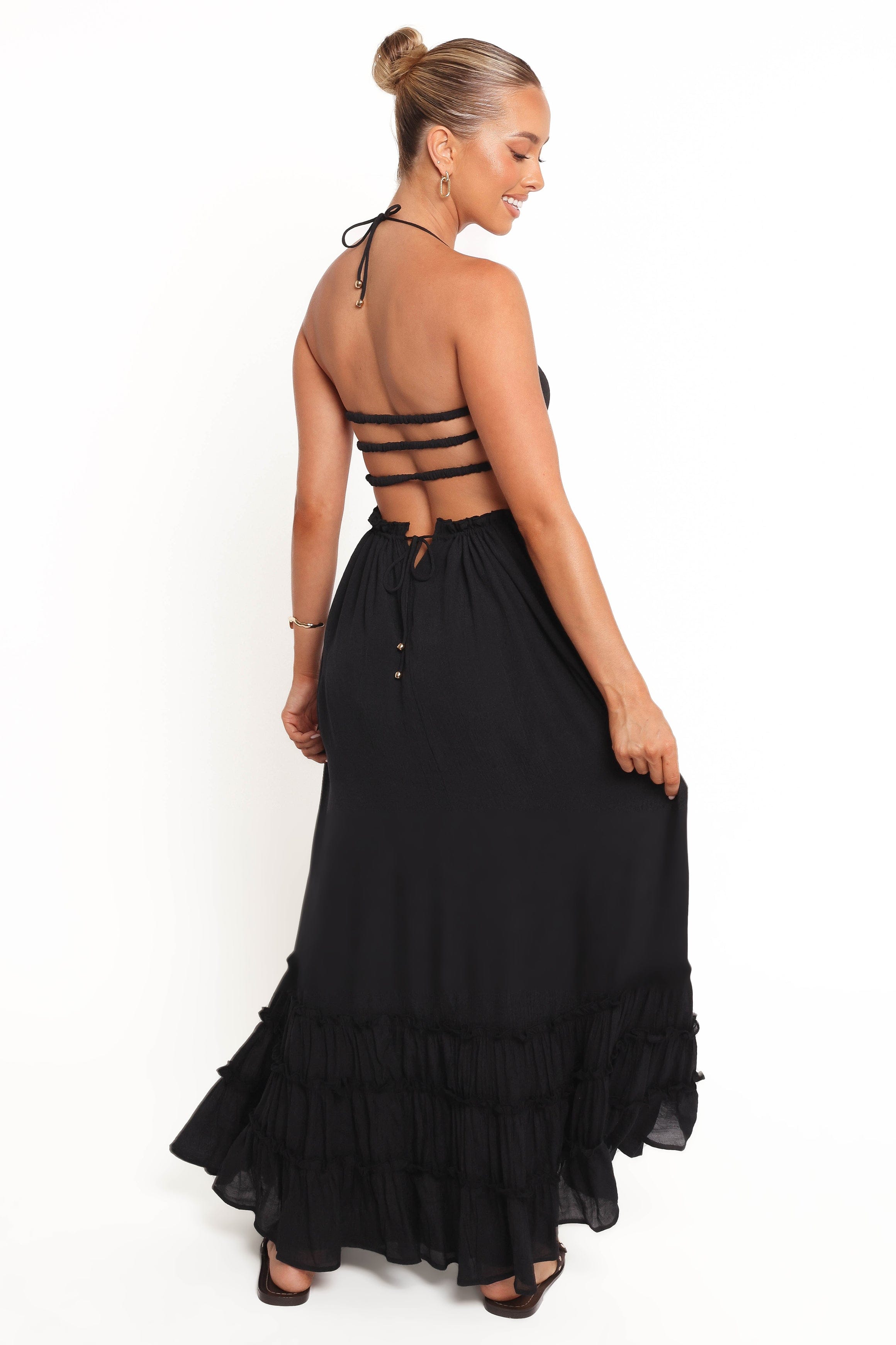 Petal and Pup USA DRESSES Lysandra Maxi Dress - Black (Hold for Rack)