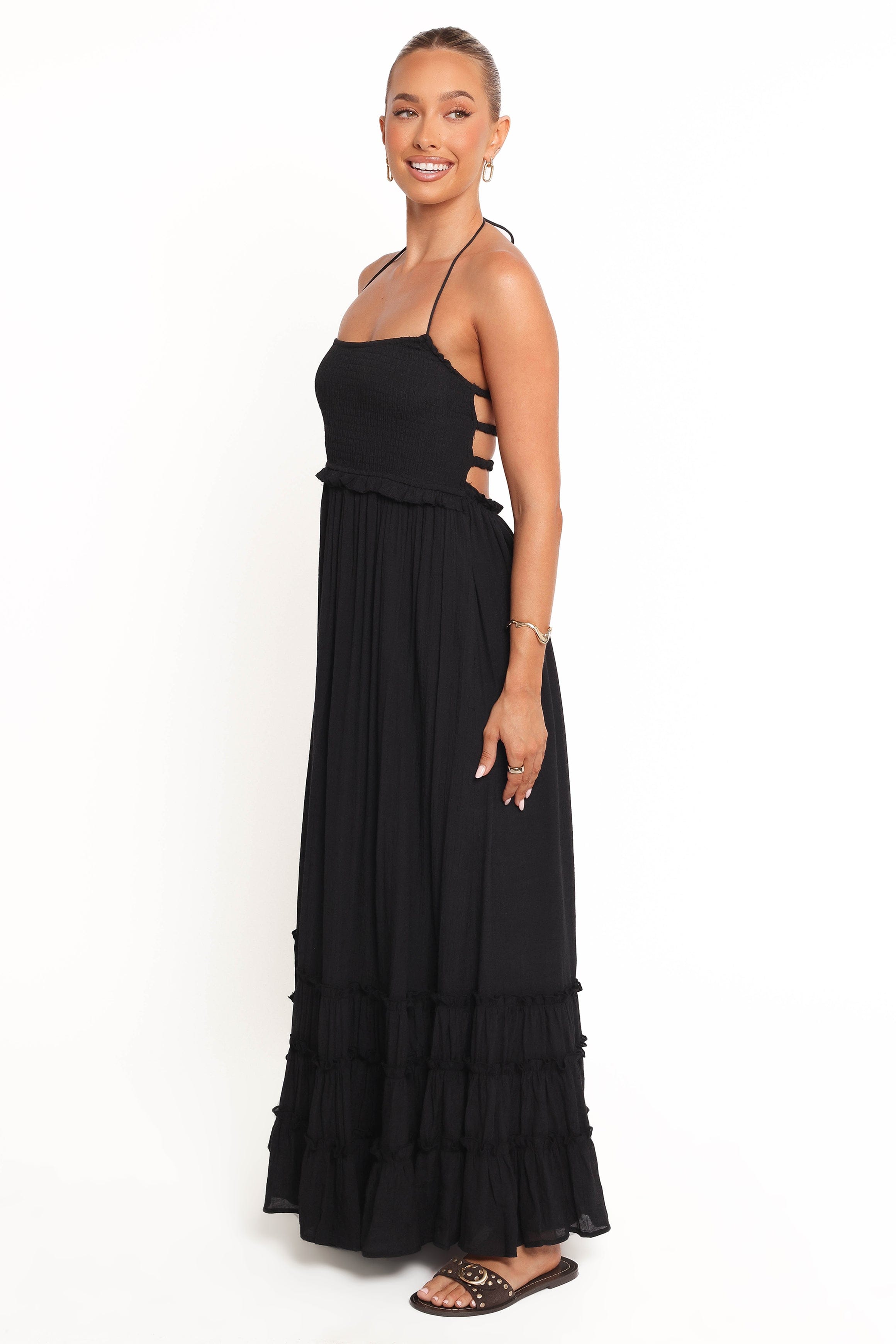 Petal and Pup USA DRESSES Lysandra Maxi Dress - Black (Hold for Rack)
