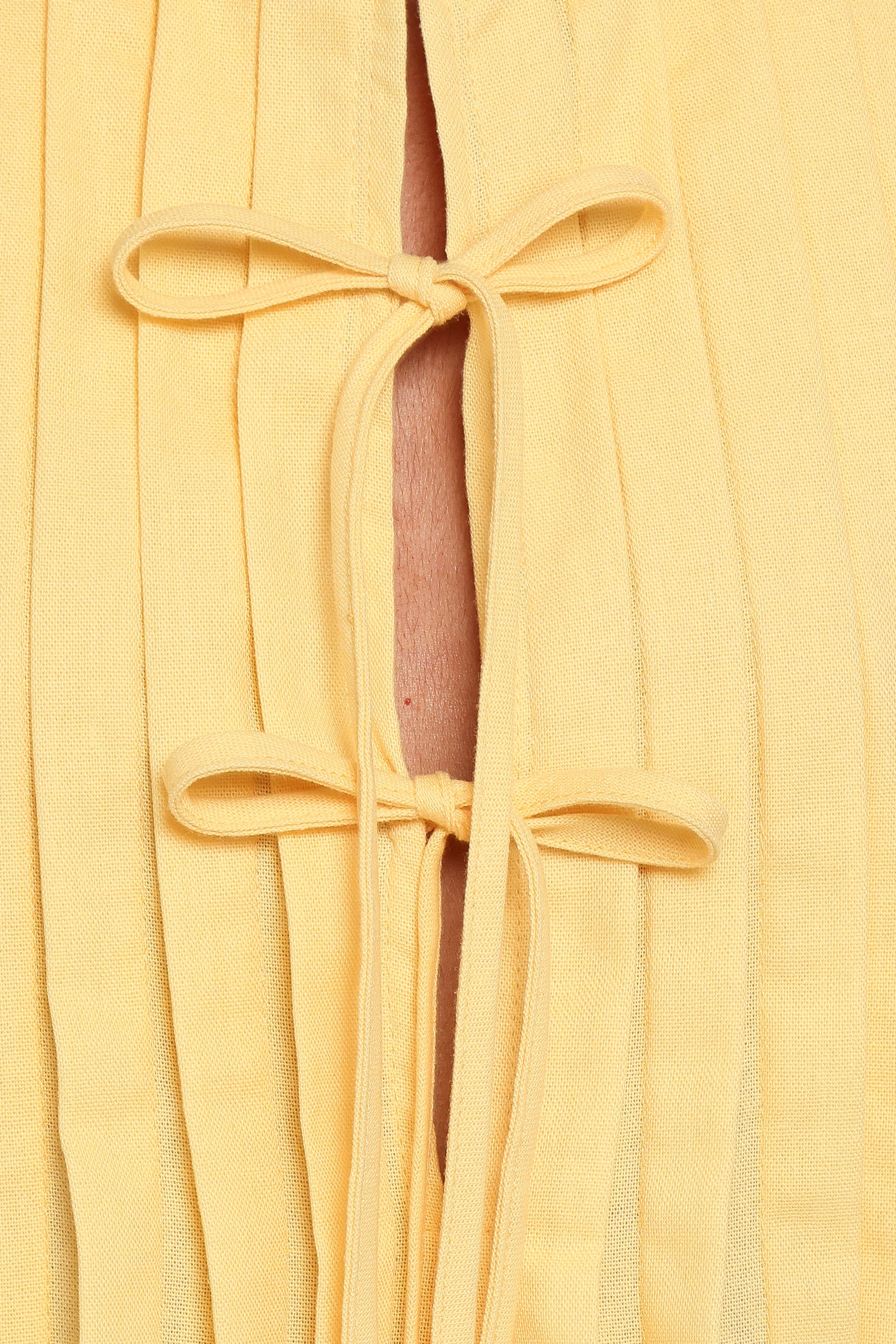 Petal and Pup USA DRESSES Madeline Mini Dress - Butter Yellow
