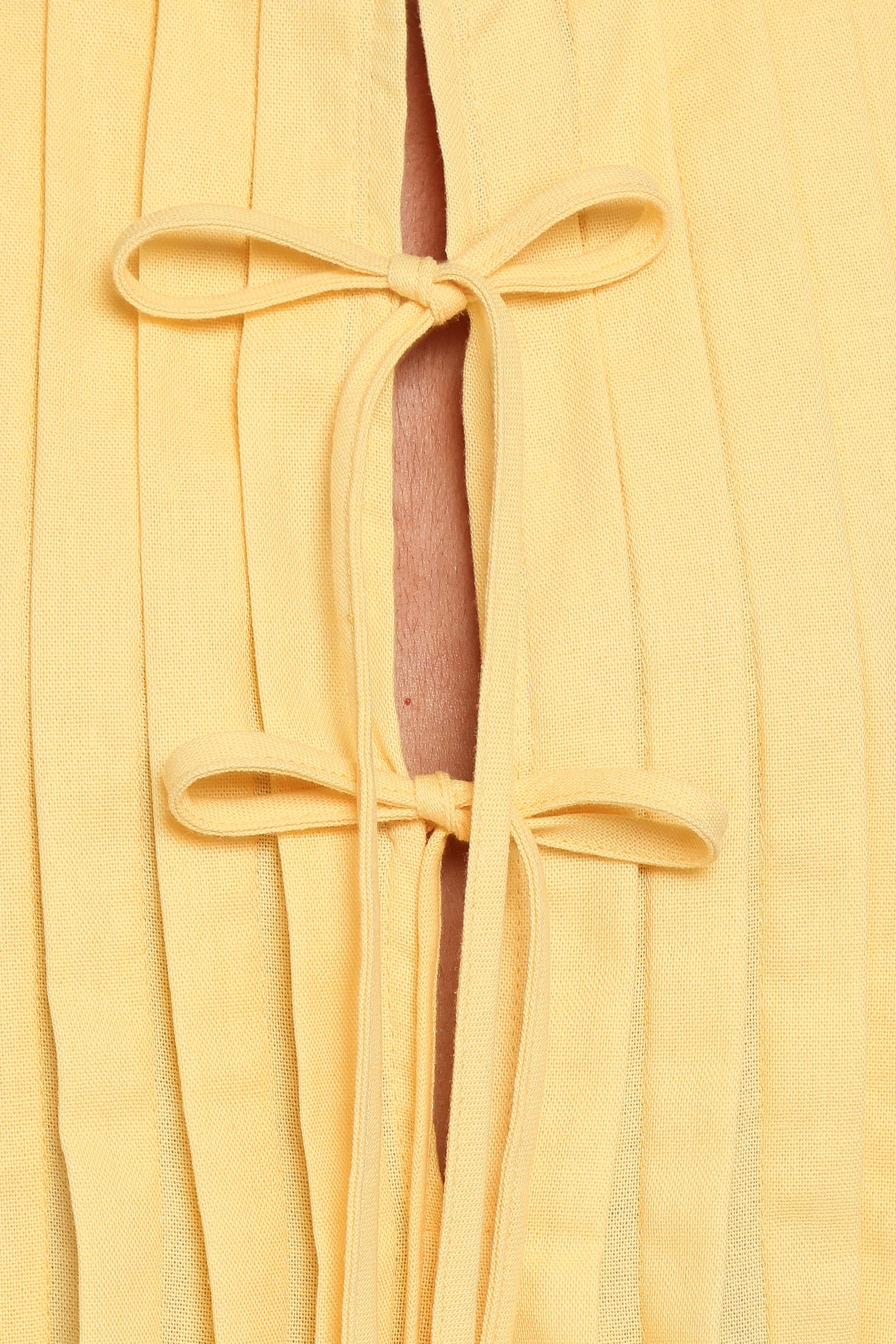 Petal and Pup USA DRESSES Madeline Mini Dress - Butter Yellow