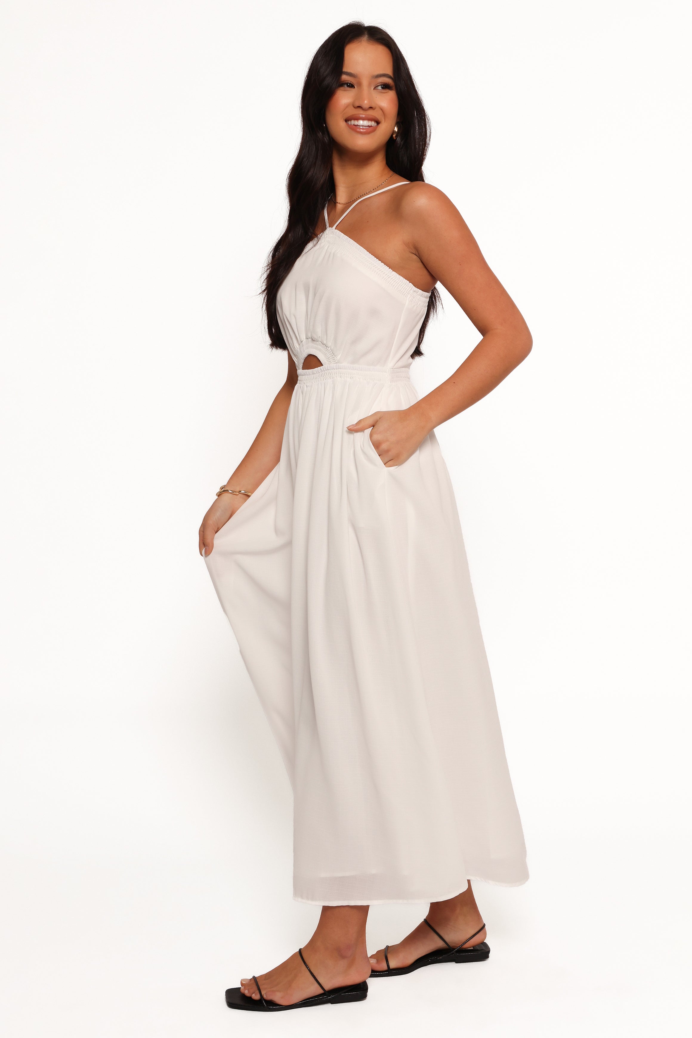 Petal and Pup USA DRESSES Madi Maxi Dress - White