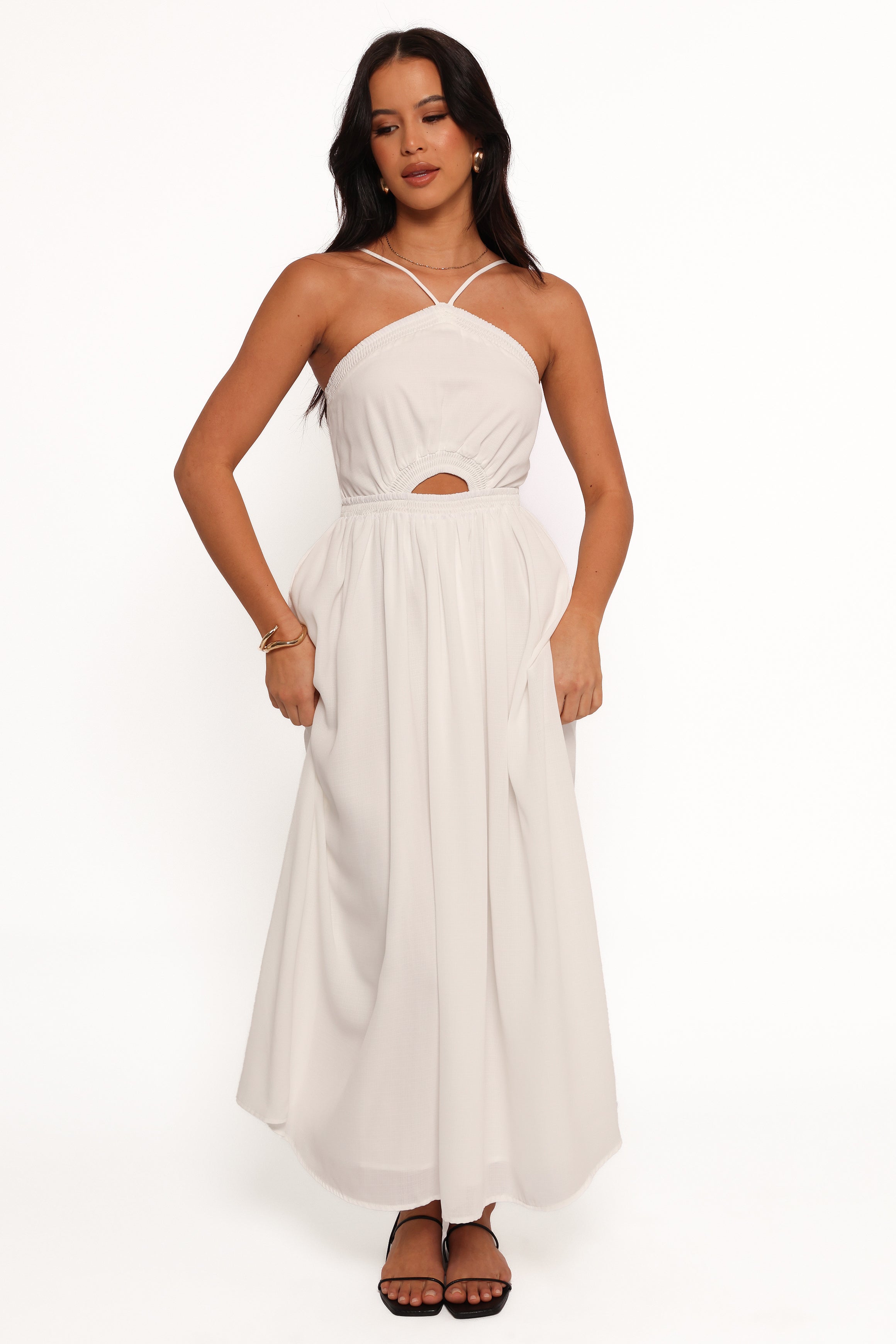Petal and Pup USA DRESSES Madi Maxi Dress - White
