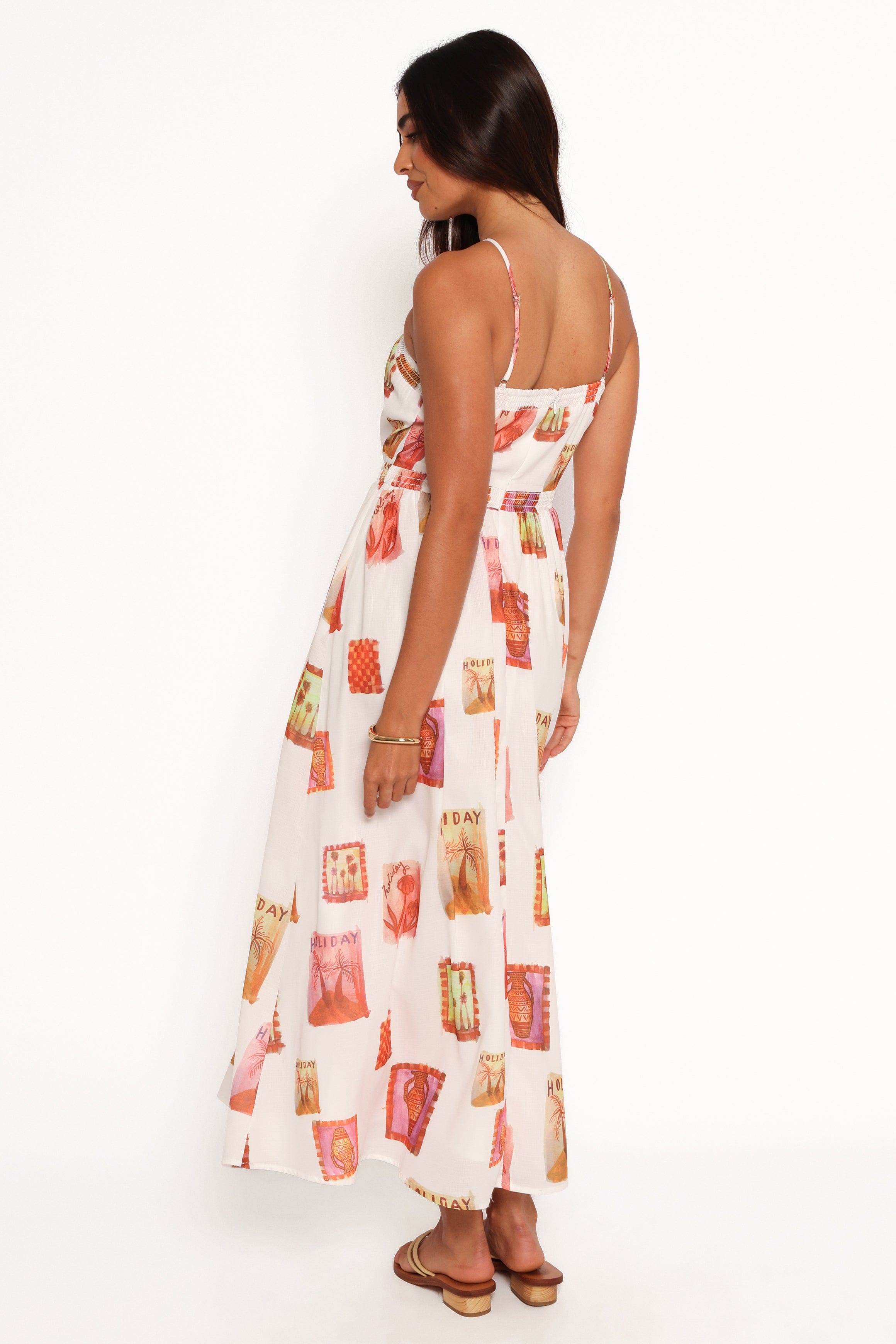 Petal and Pup USA DRESSES Madi Maxi Dress - White Multi (Hold for Amazon)