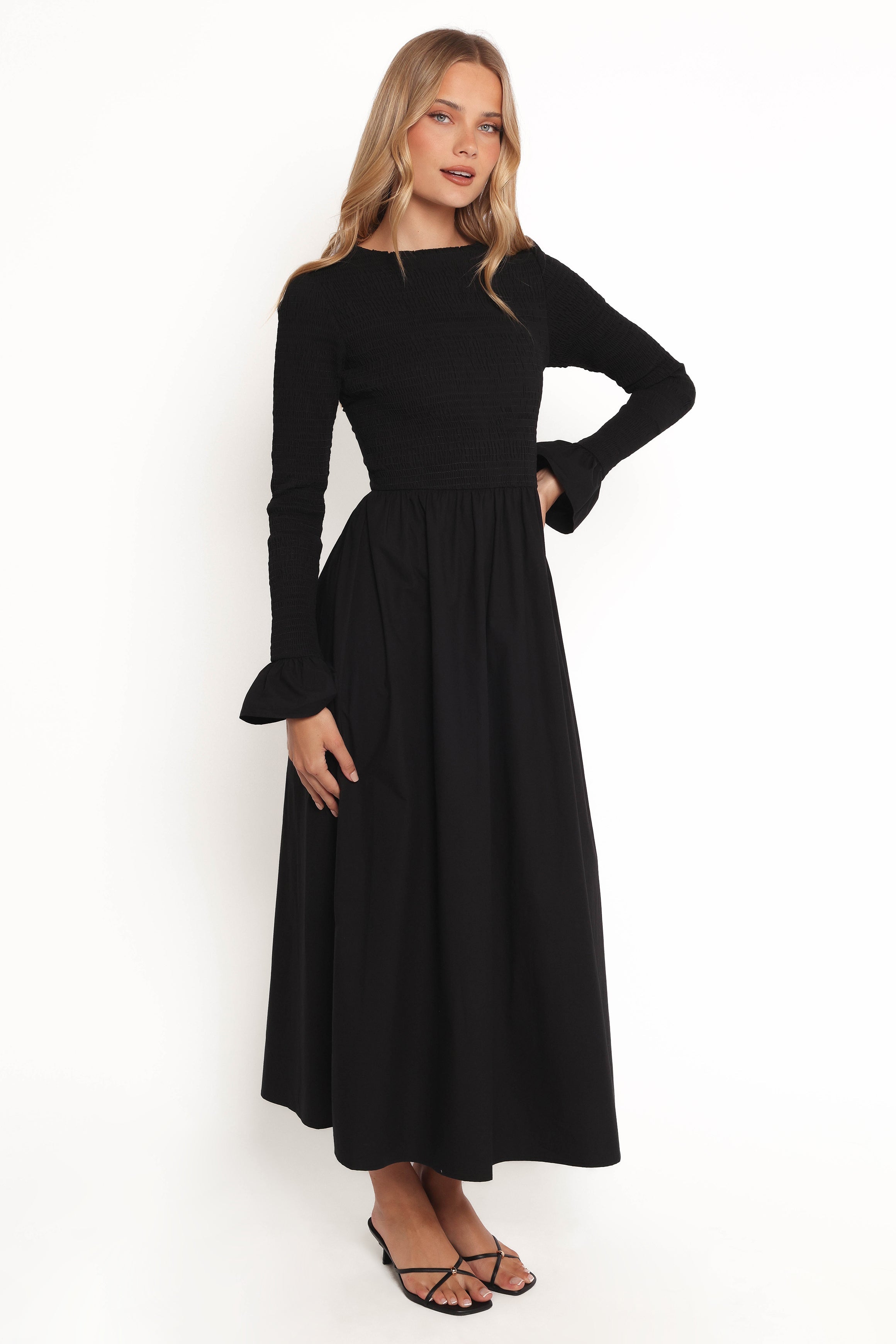 Petal and Pup USA DRESSES Mairead Maxi Dress - Black