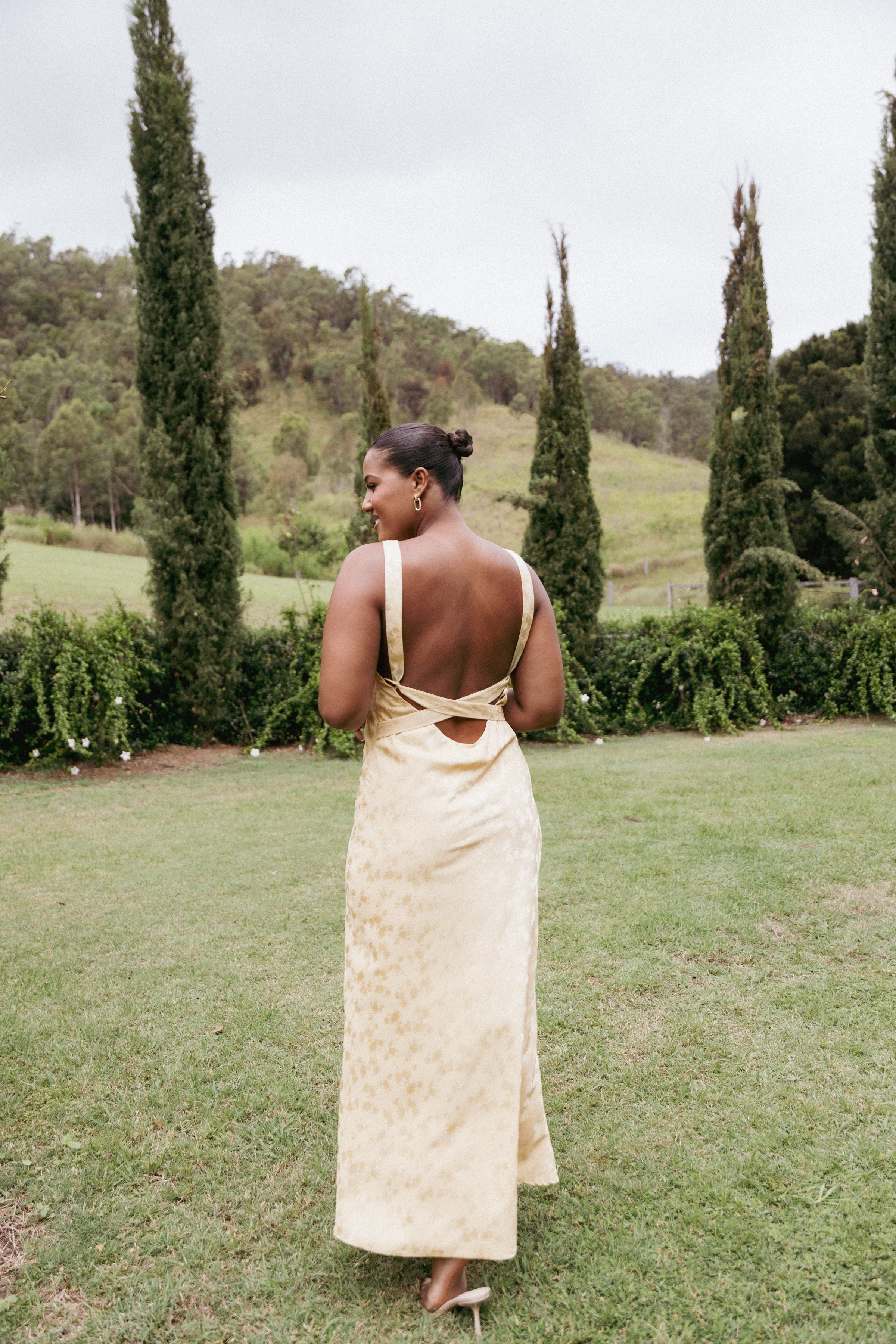 Petal and Pup USA DRESSES Malie Maxi Dress - Lemon