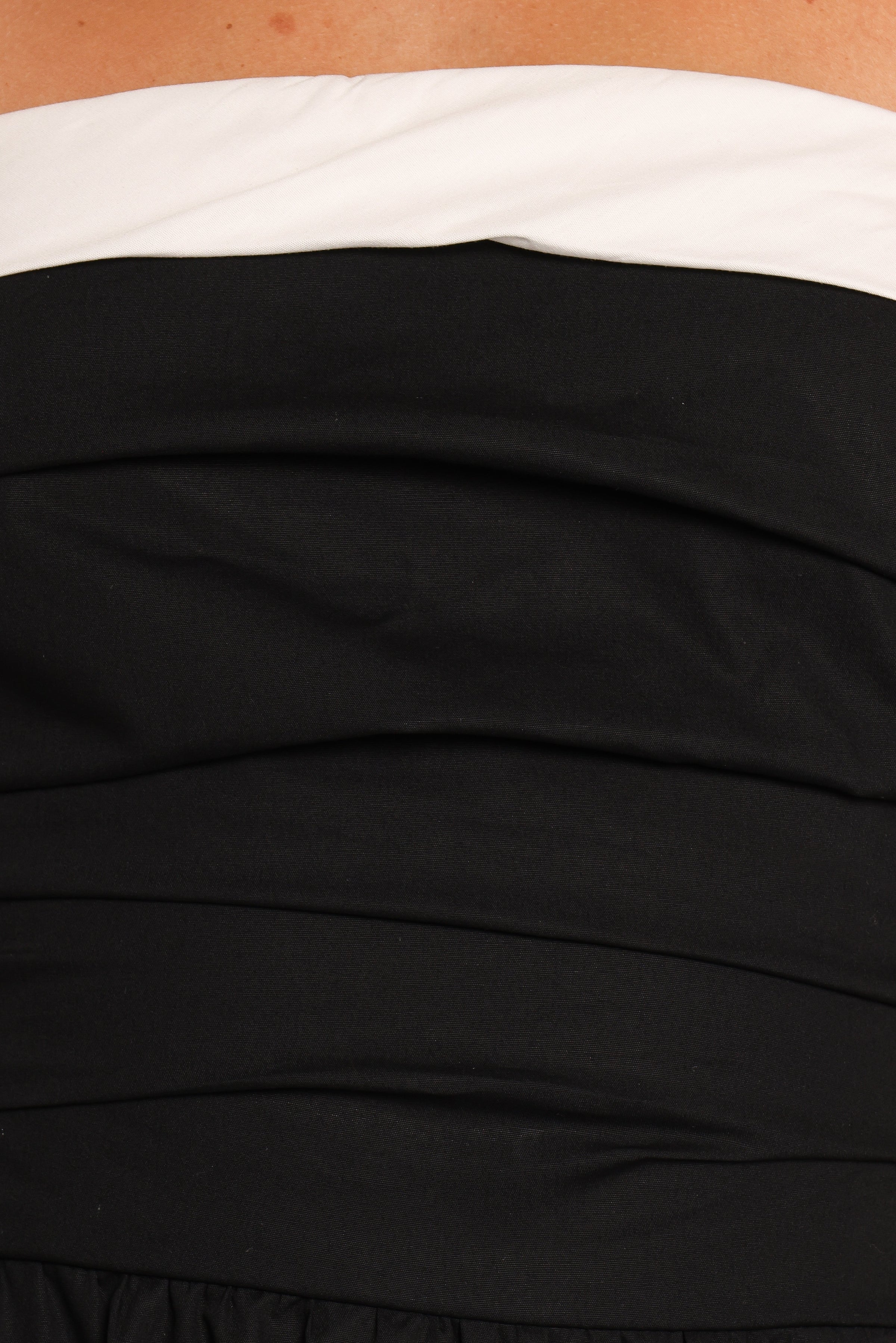 Petal and Pup USA DRESSES Marais Strapless Midi Dress - Black