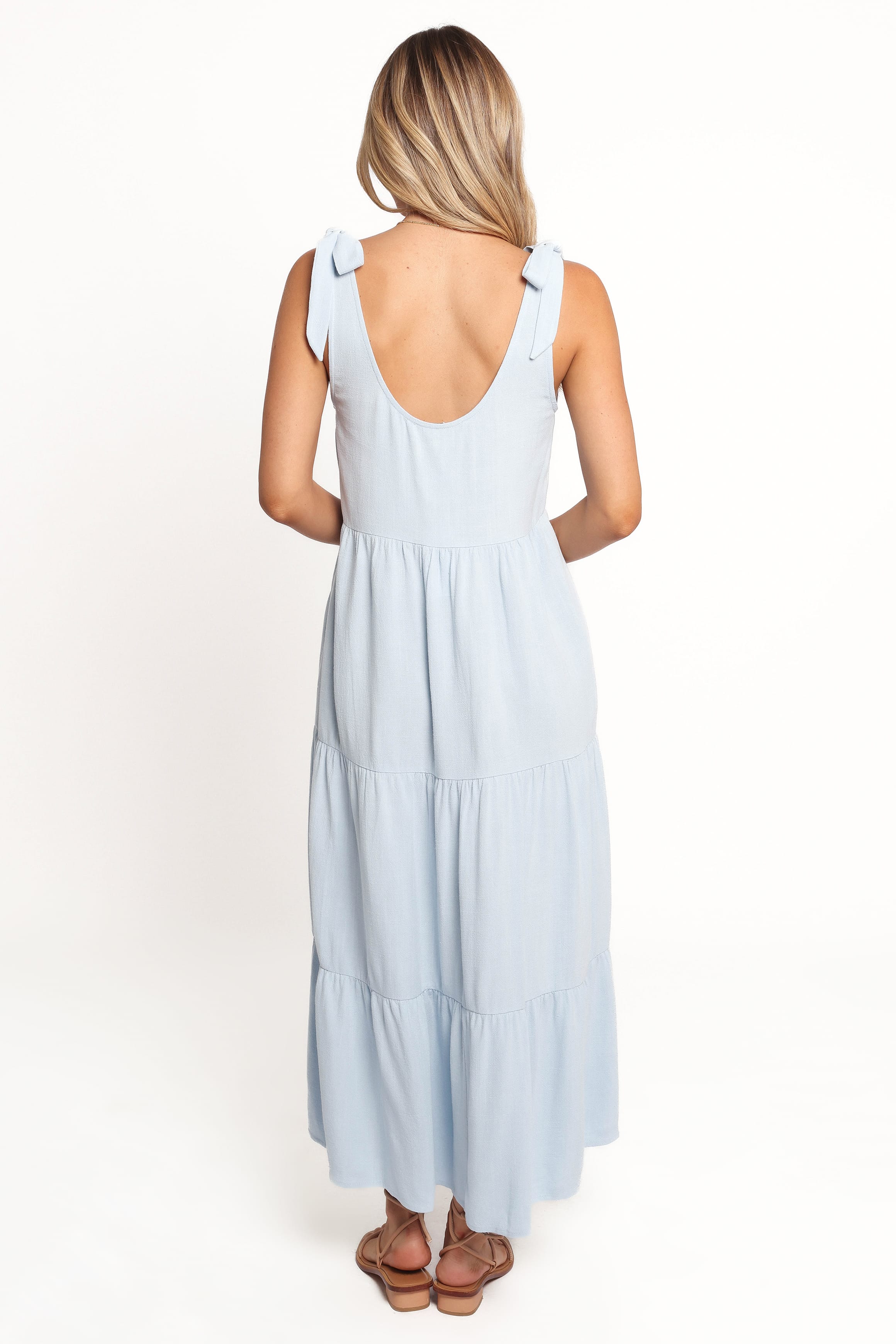 Petal and Pup USA DRESSES Marcy Midi Dress - Blue
