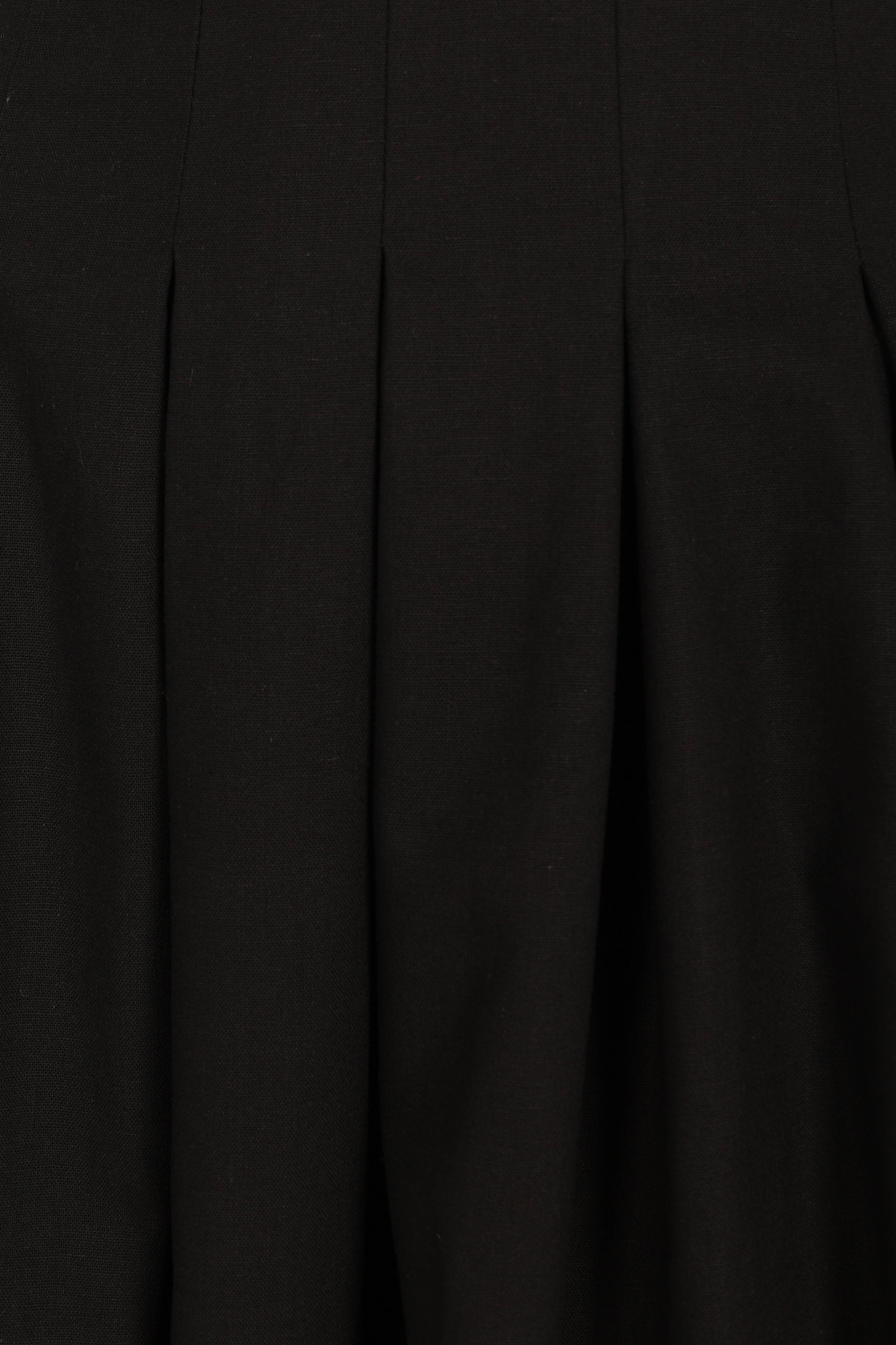 Petal and Pup USA DRESSES Maria Puff Sleeve Midi Dresses - Black