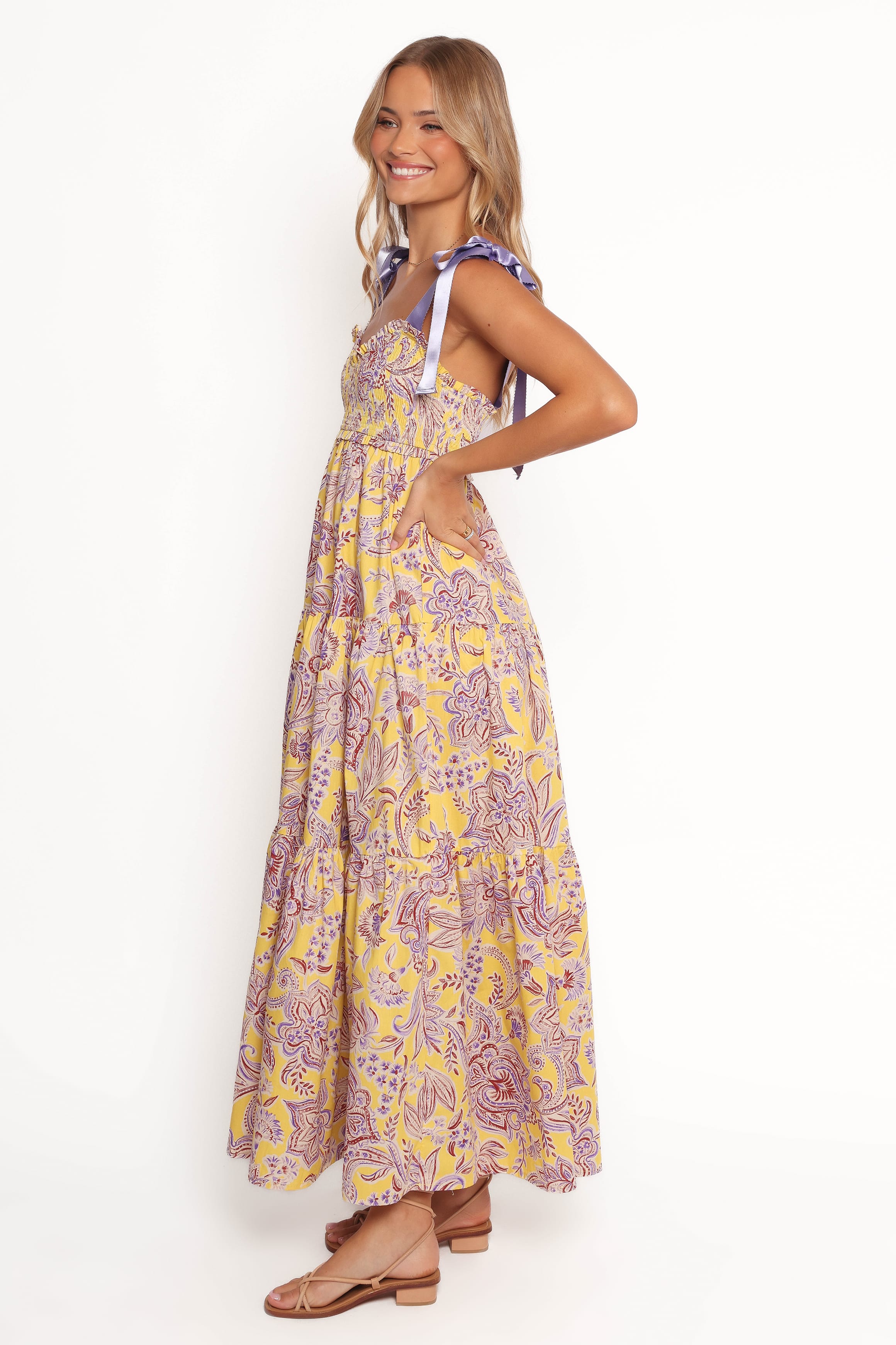 Petal and Pup USA DRESSES Marigold Maxi Dress - Evening Primrose