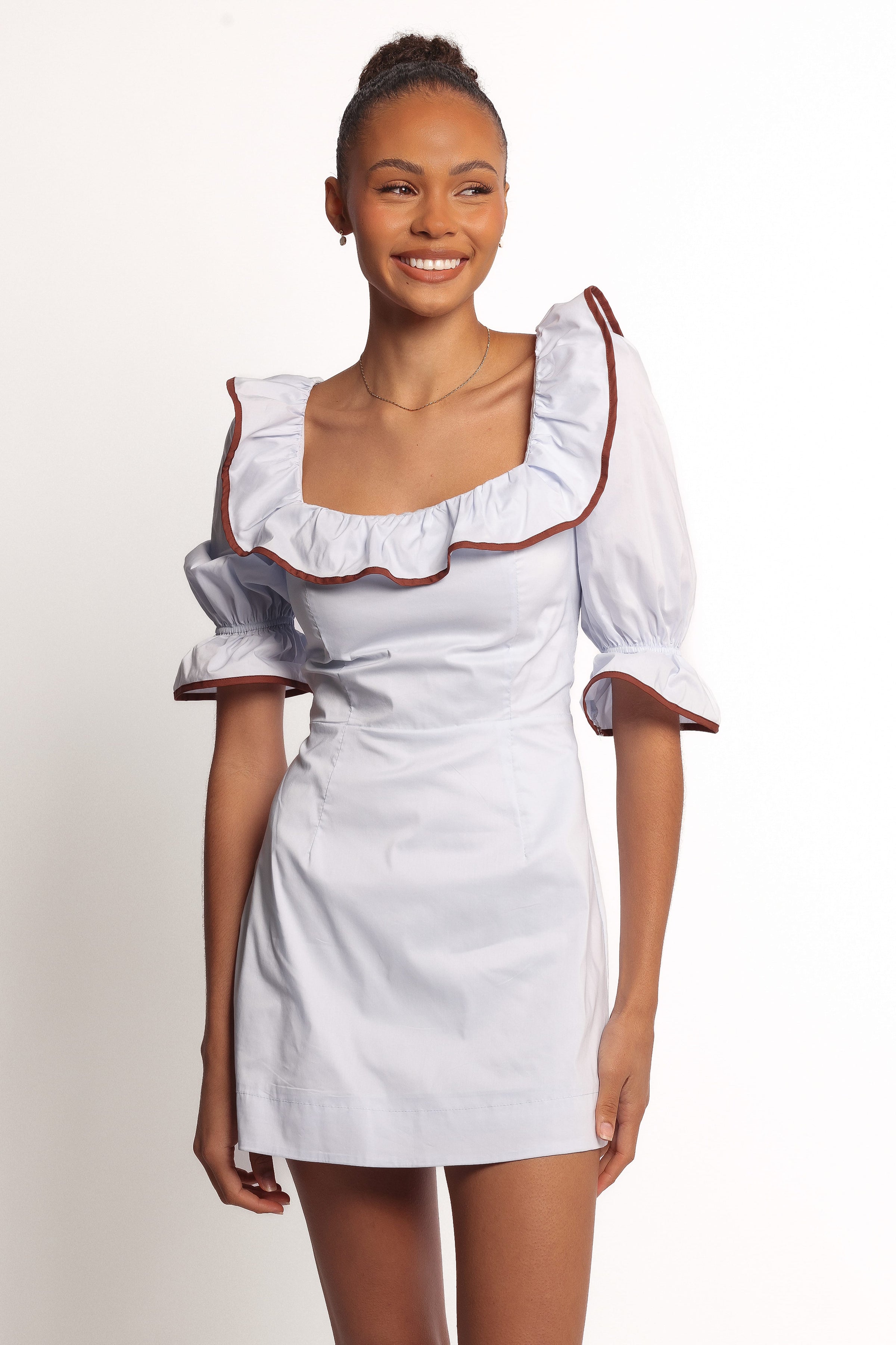 Petal and Pup USA DRESSES Marilla Mini Dress - Pale Blue (Hold for Amazon)