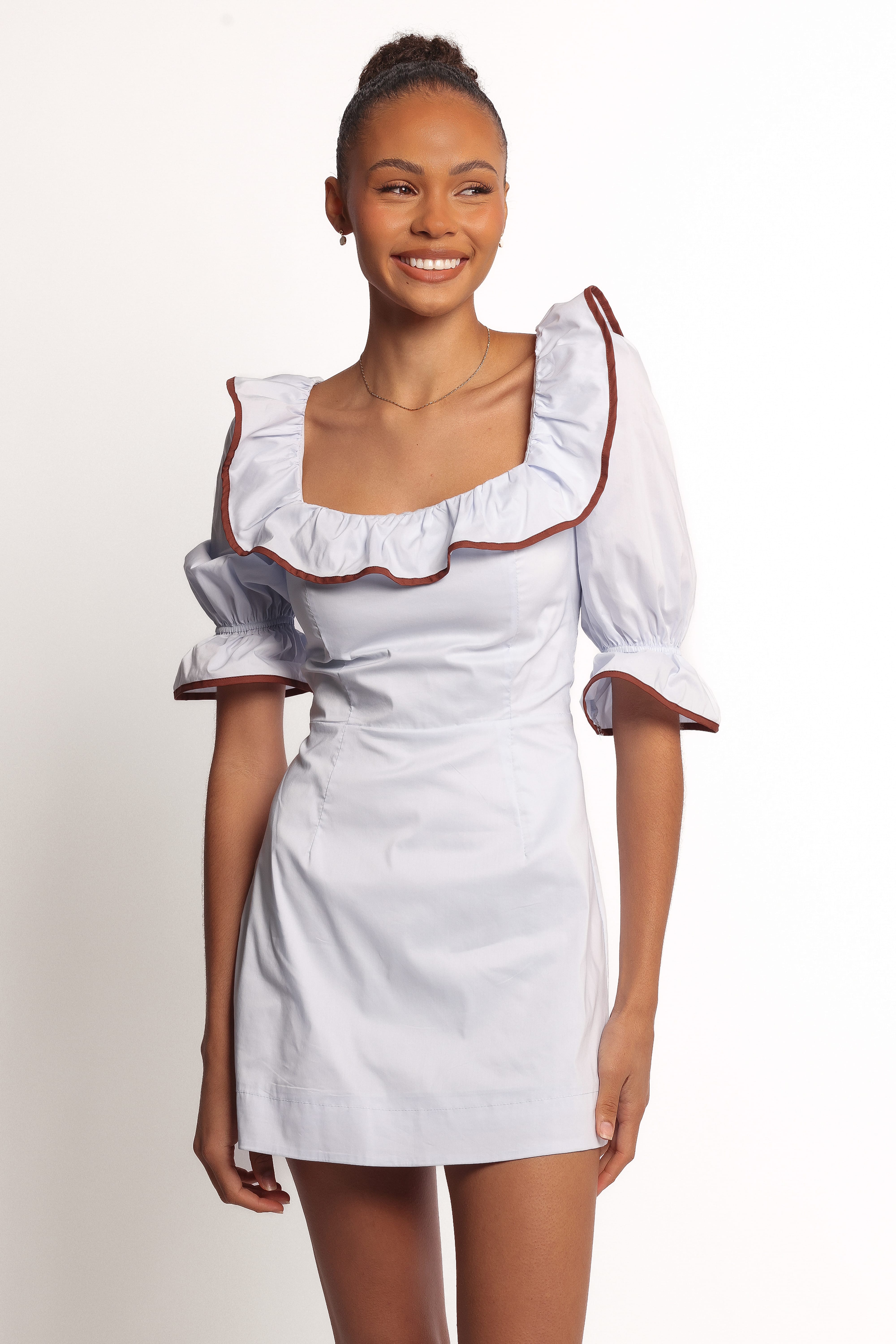 Petal and Pup USA DRESSES Marilla Mini Dress - Pale Blue (Hold for Amazon)