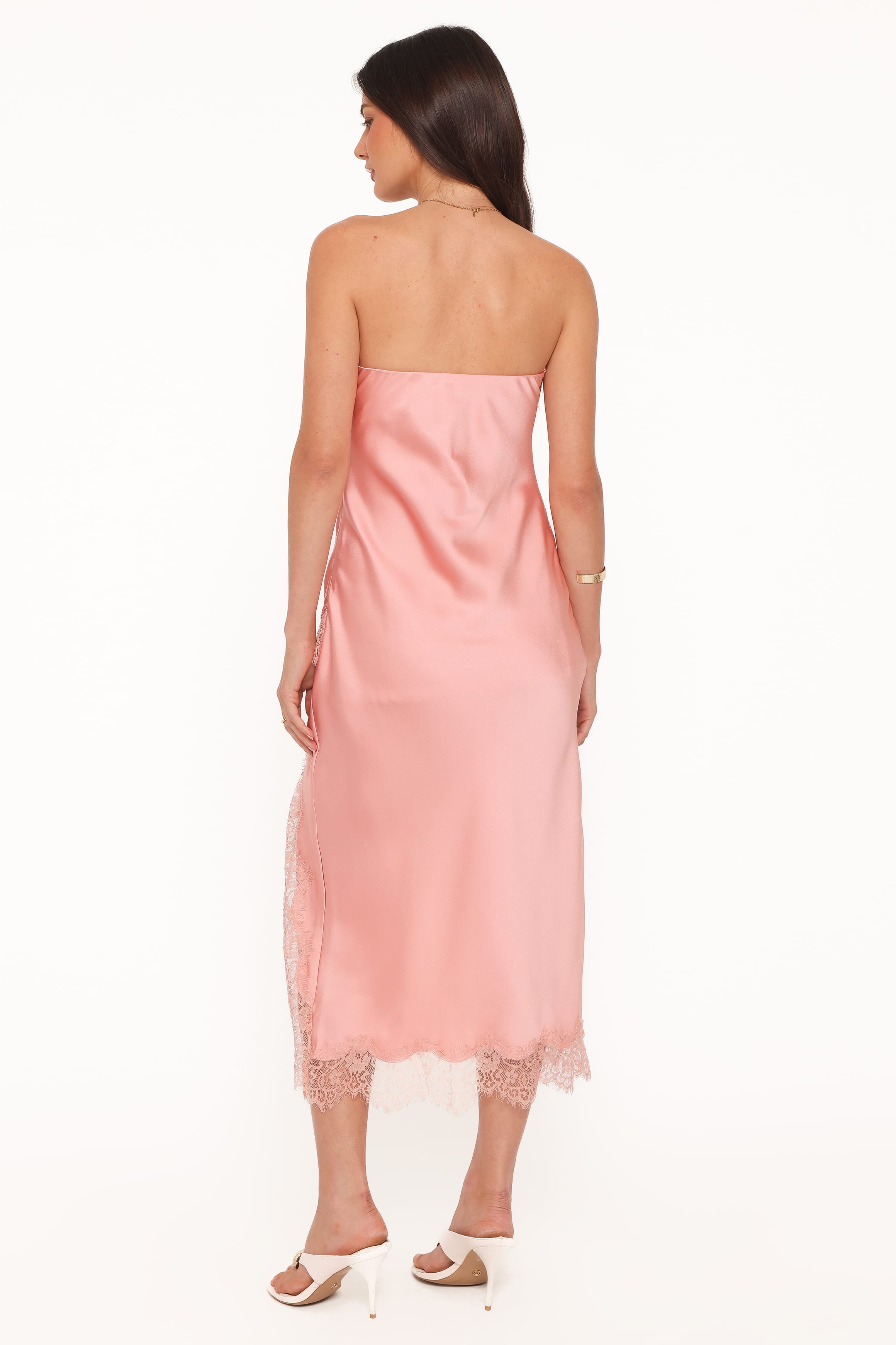 Petal and Pup USA DRESSES Marjorie Midi Dress - Apricot