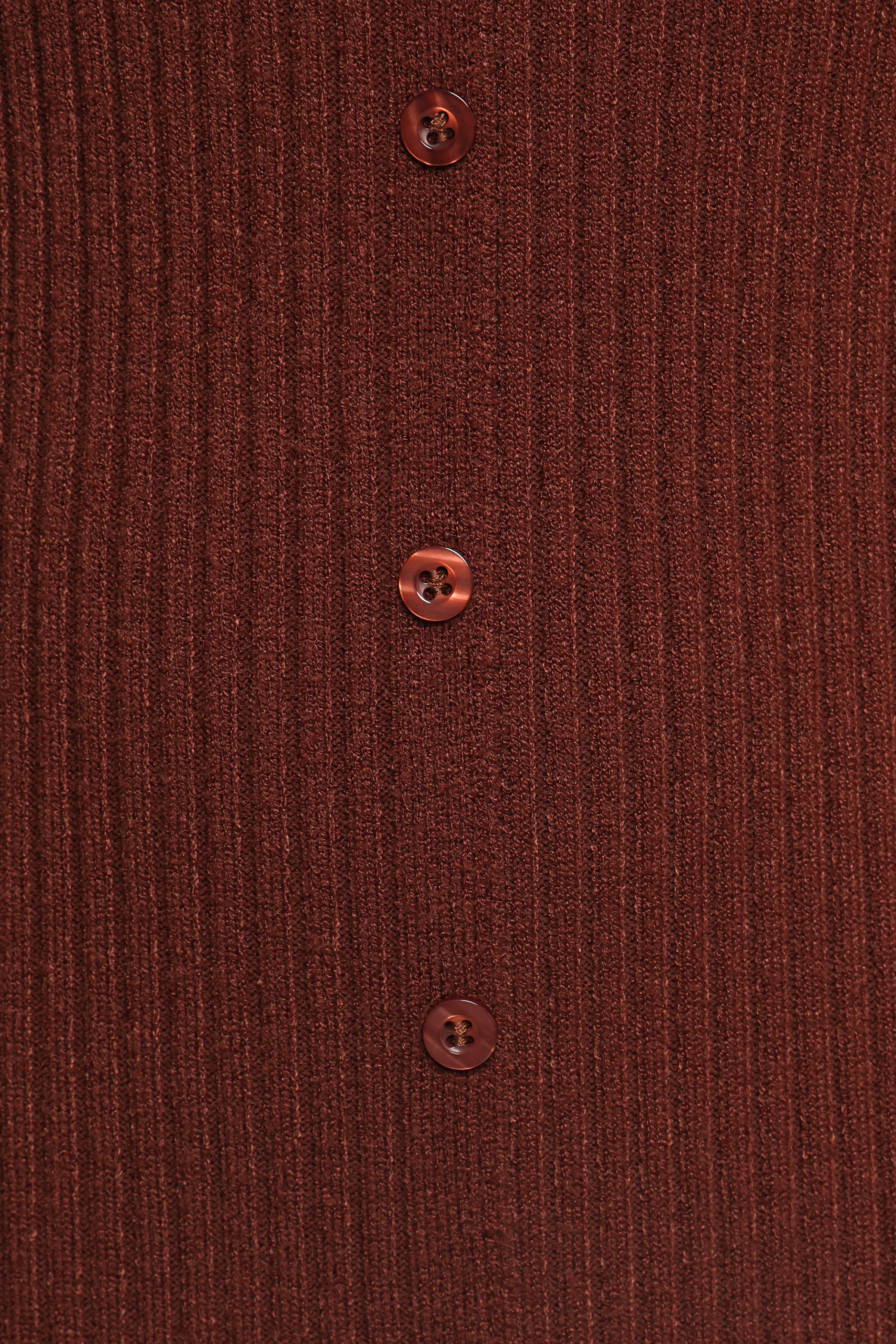 Petal and Pup USA DRESSES Marshall Button Through Knit Maxi Dress - Chocolate
