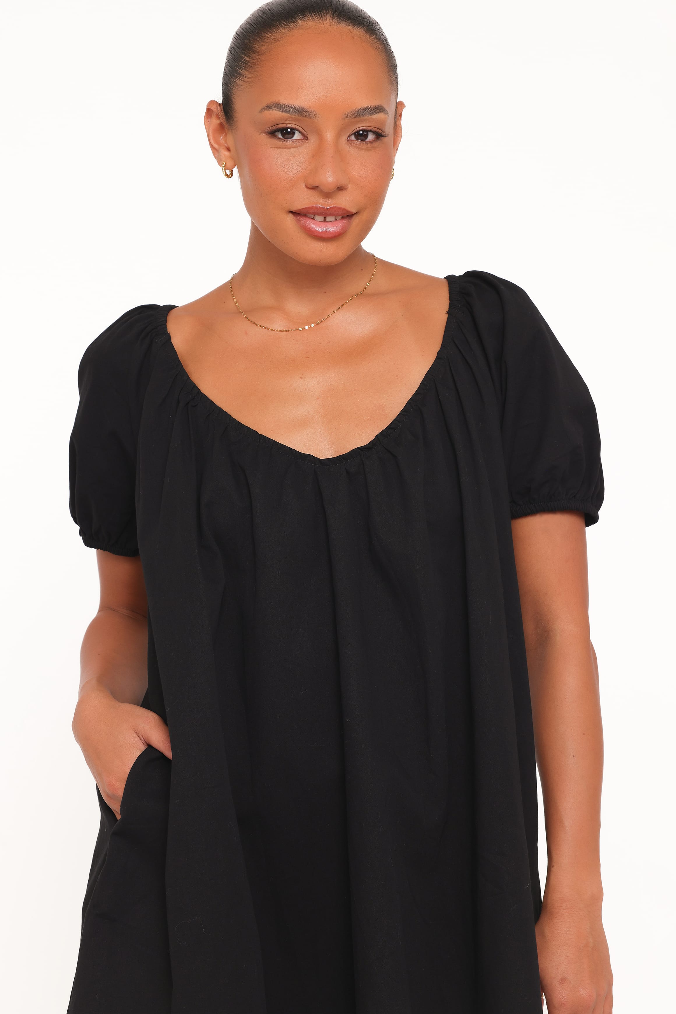 Petal and Pup USA DRESSES Marty Mini Dress - Black