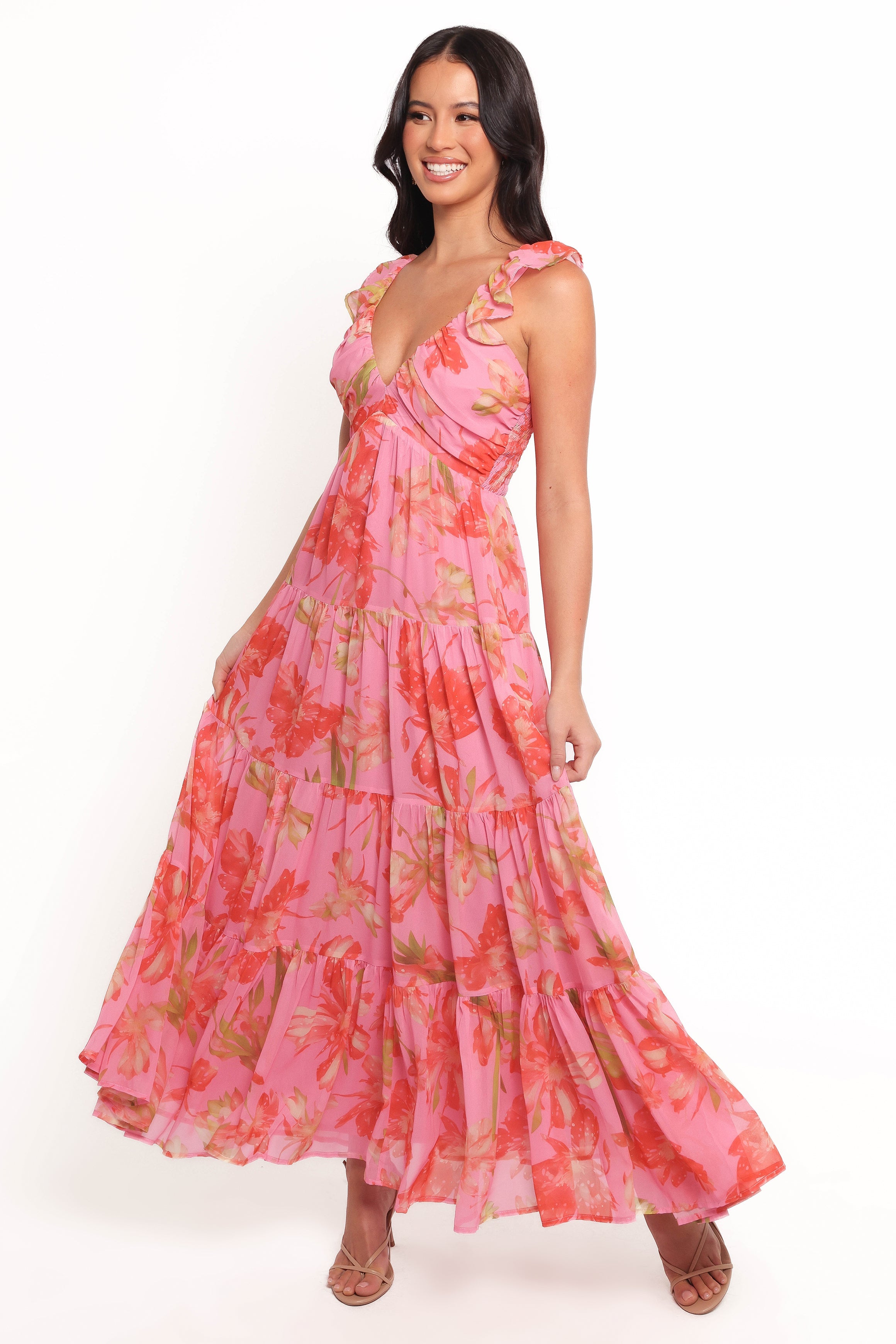 Petal and Pup USA DRESSES Matteah Maxi Dress - Tropical Floral