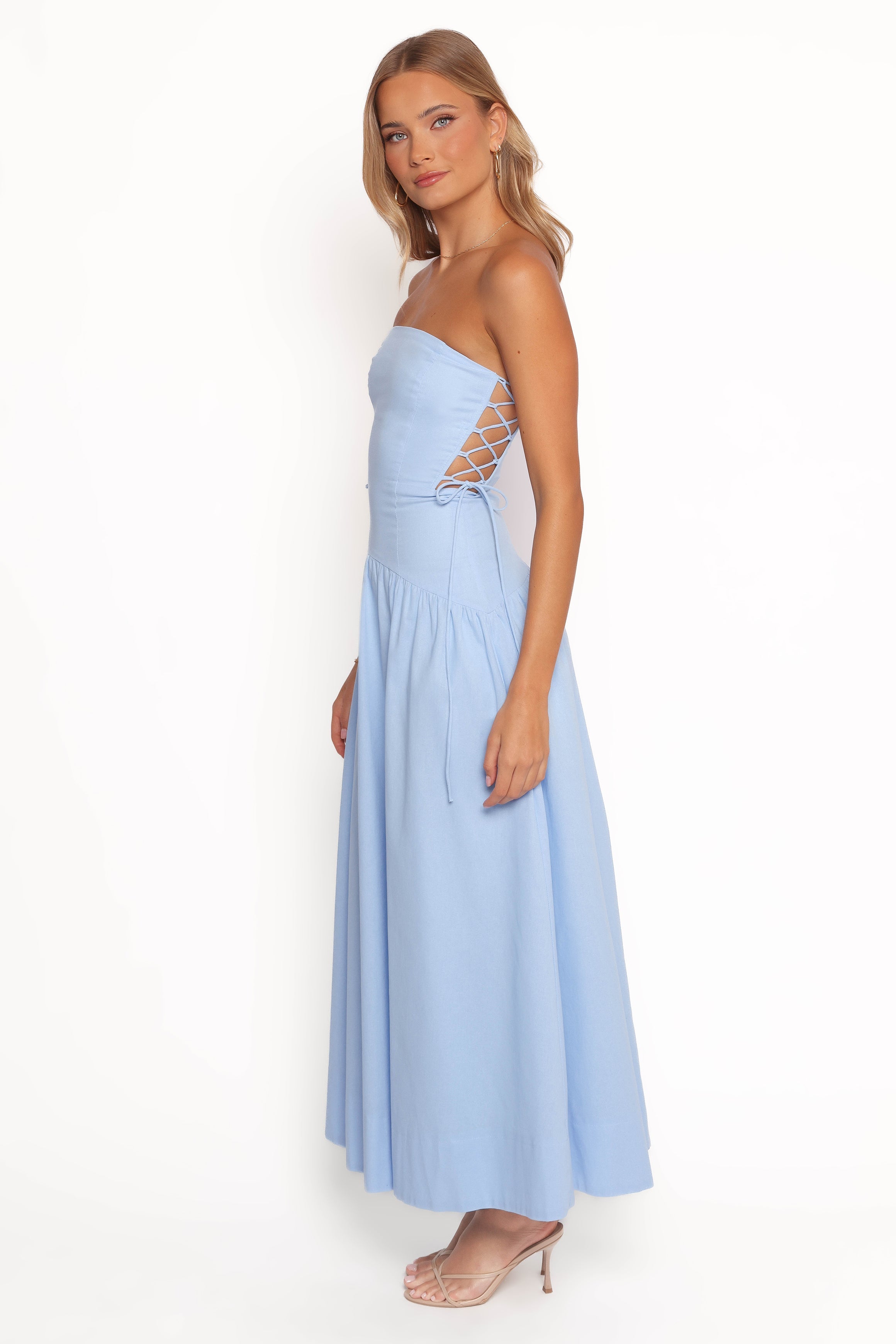 Petal and Pup USA DRESSES Maude Maxi Dress - Blue (Hold for Rack)