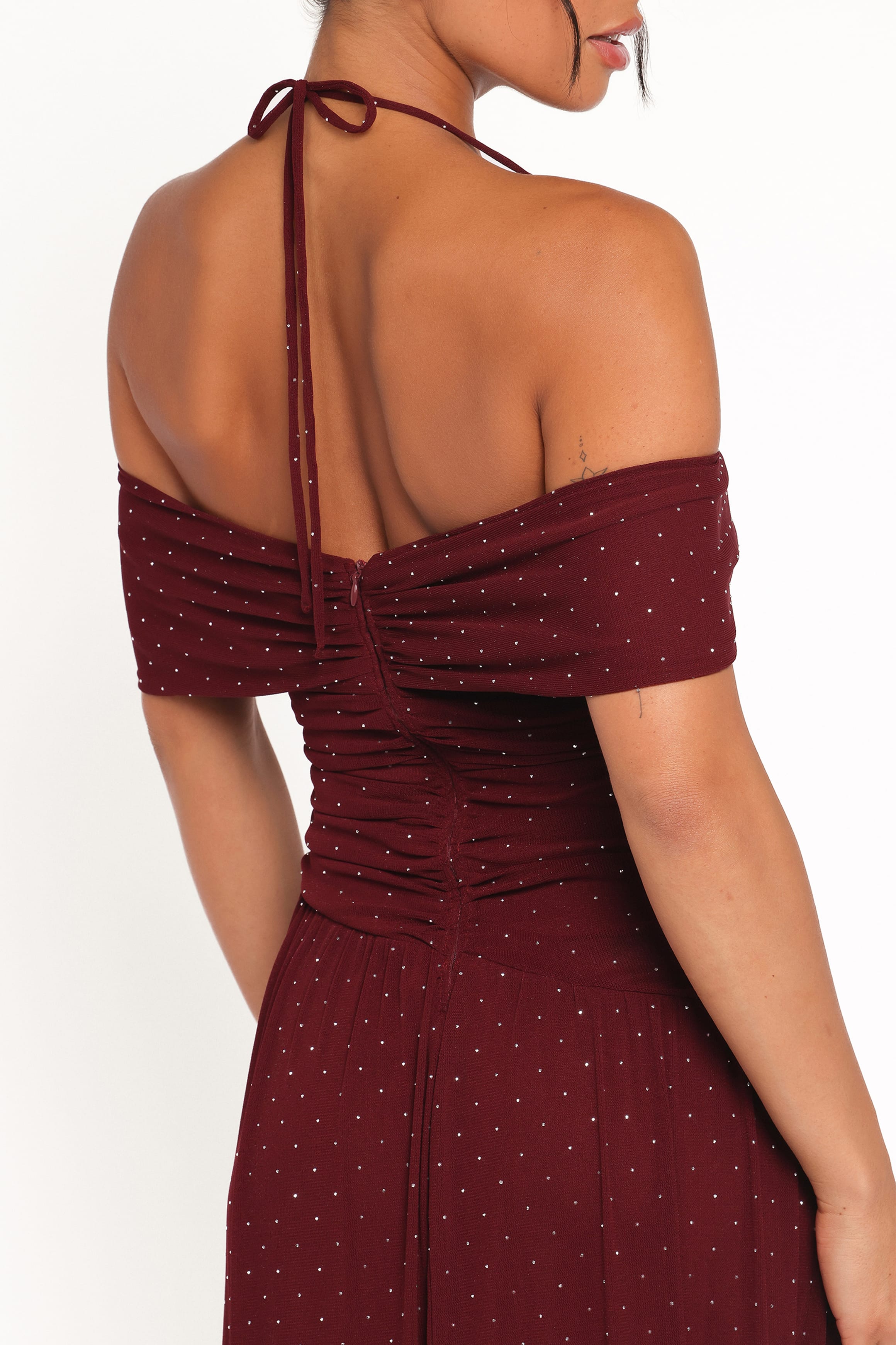 Petal and Pup USA DRESSES Mayven Maxi Dress - Burgundy