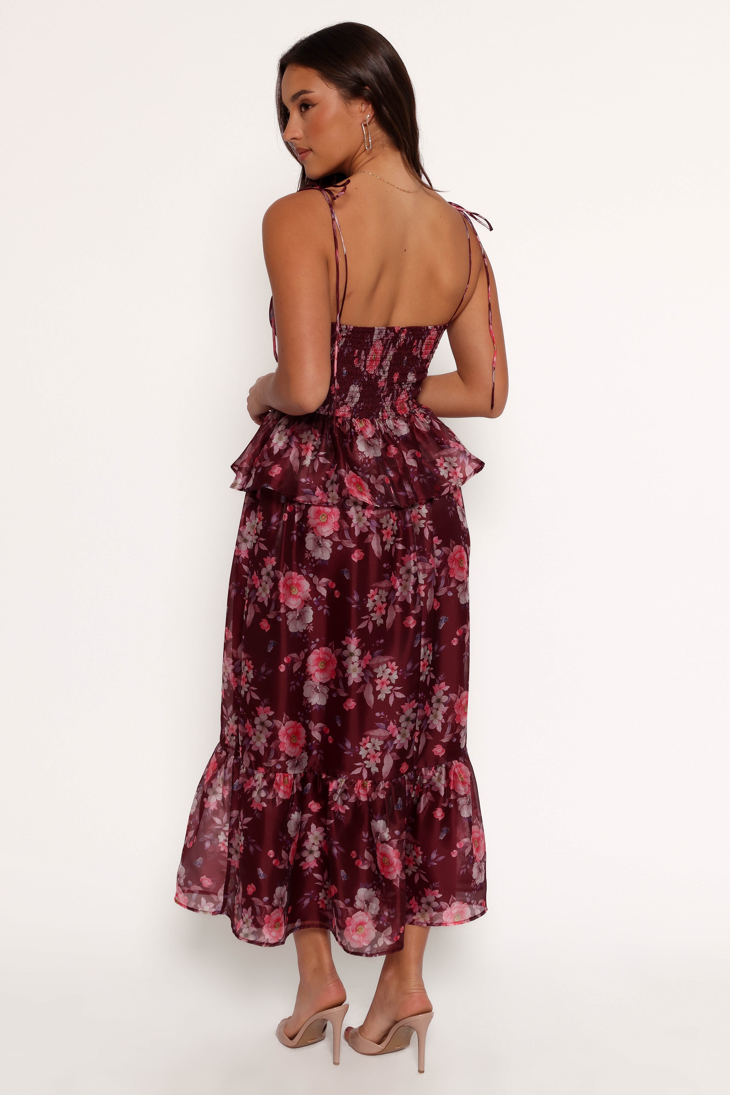 Petal and Pup USA DRESSES Mazy Midi Dress - Purple/Magenta