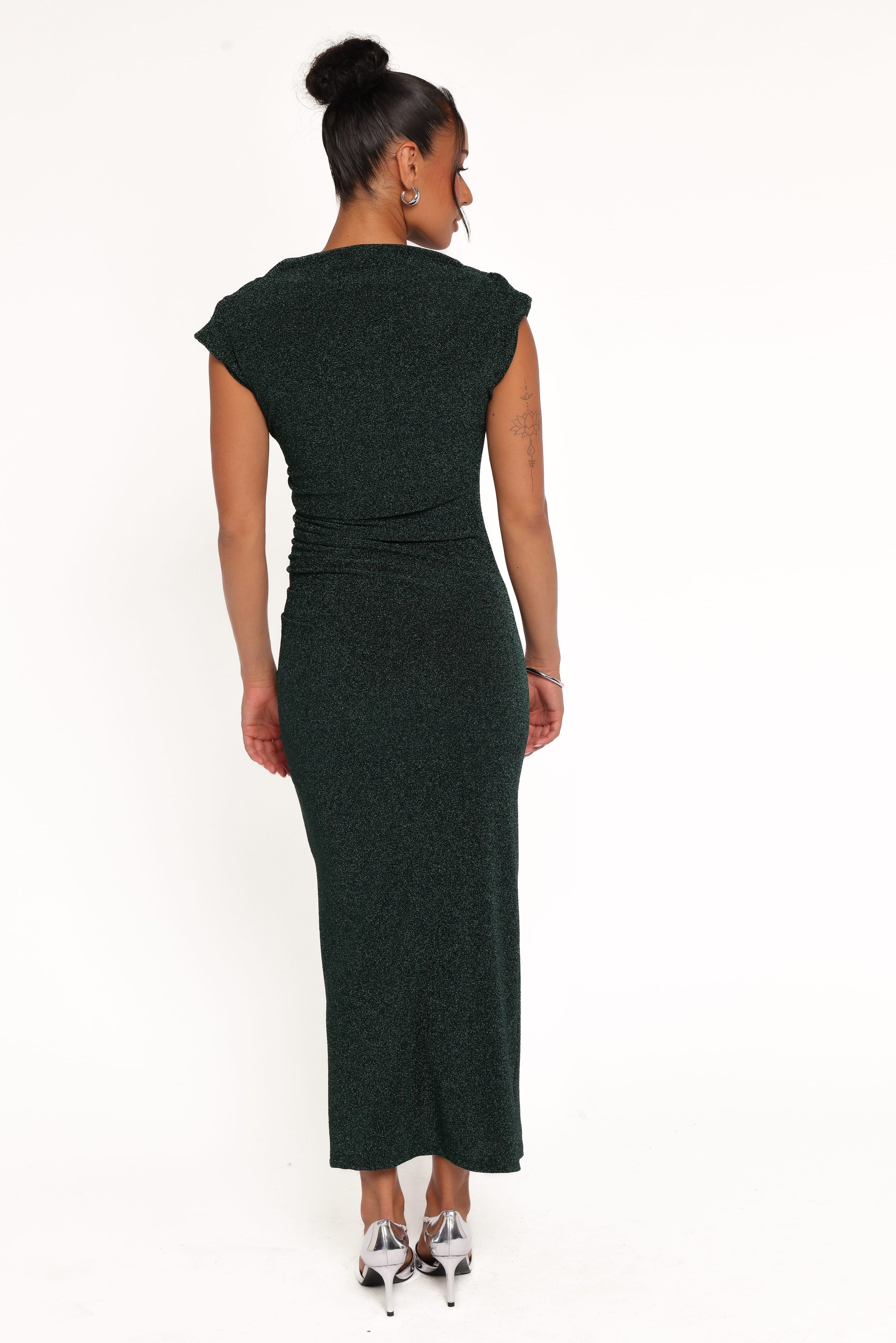Petal and Pup USA DRESSES Mel Midi Dress - Emerald