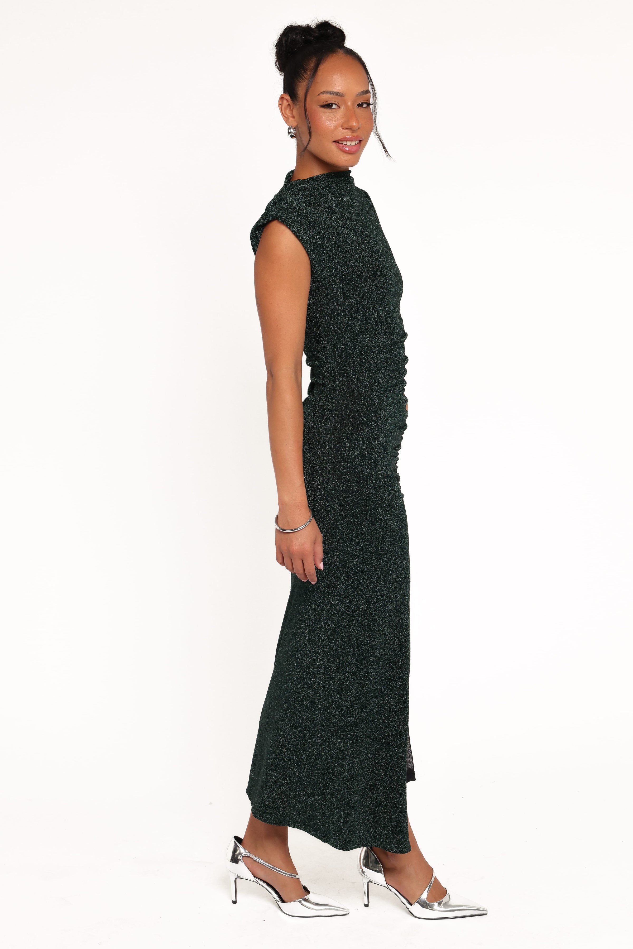 Petal and Pup USA DRESSES Mel Midi Dress - Emerald