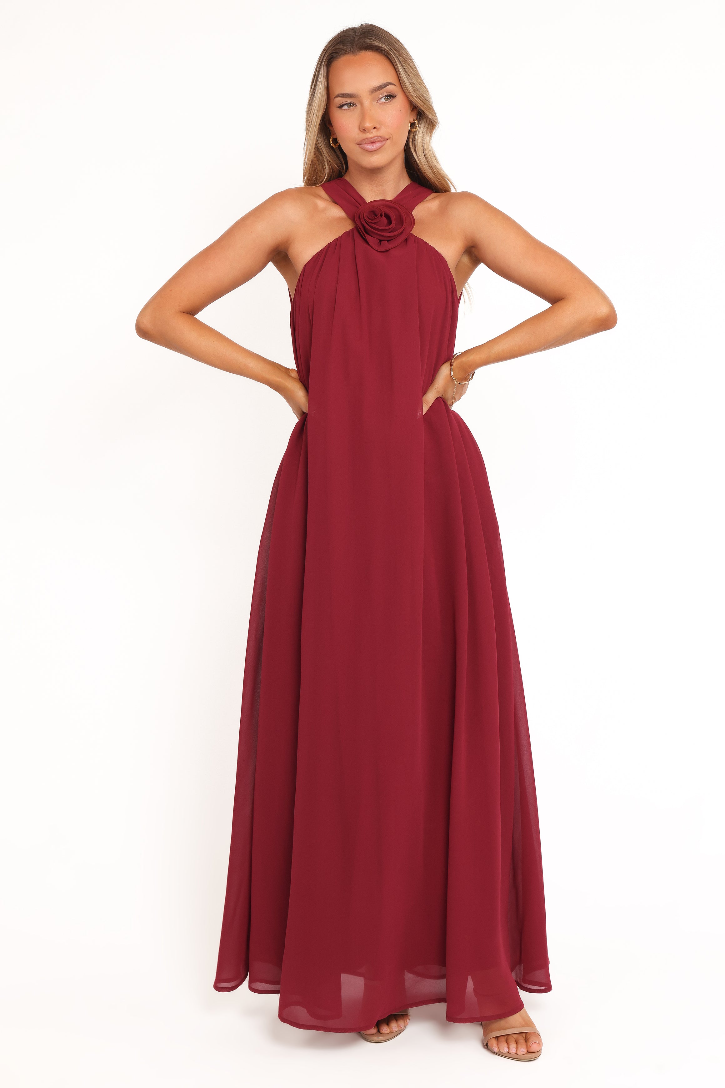 Petal and Pup USA DRESSES Melba Maxi Dress - Berry