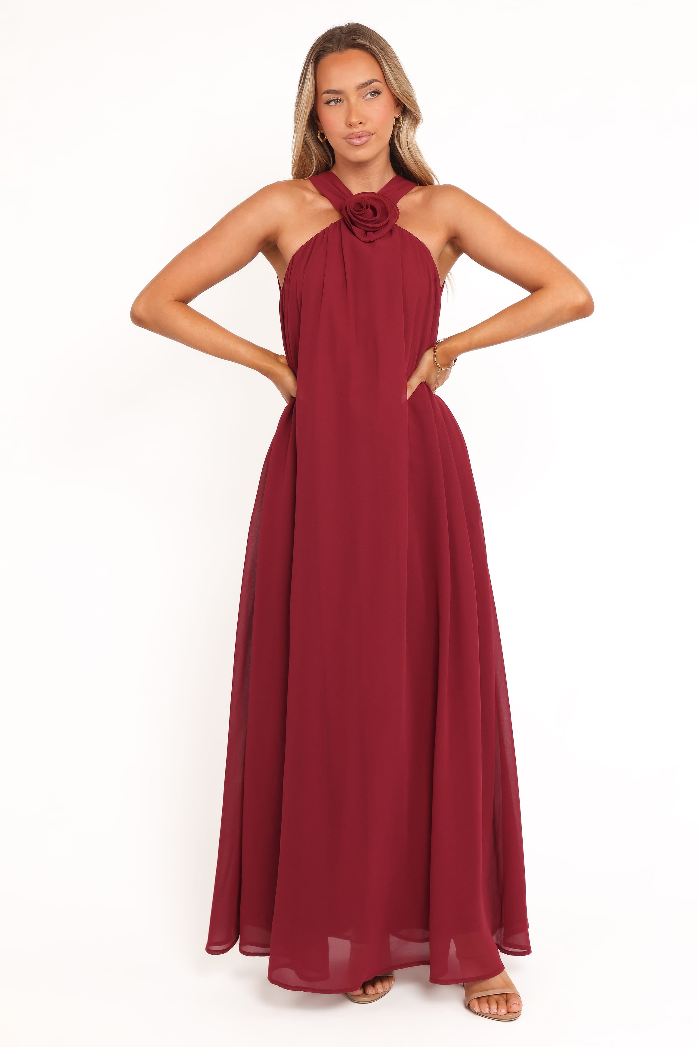 Petal and Pup USA DRESSES Melba Maxi Dress - Berry
