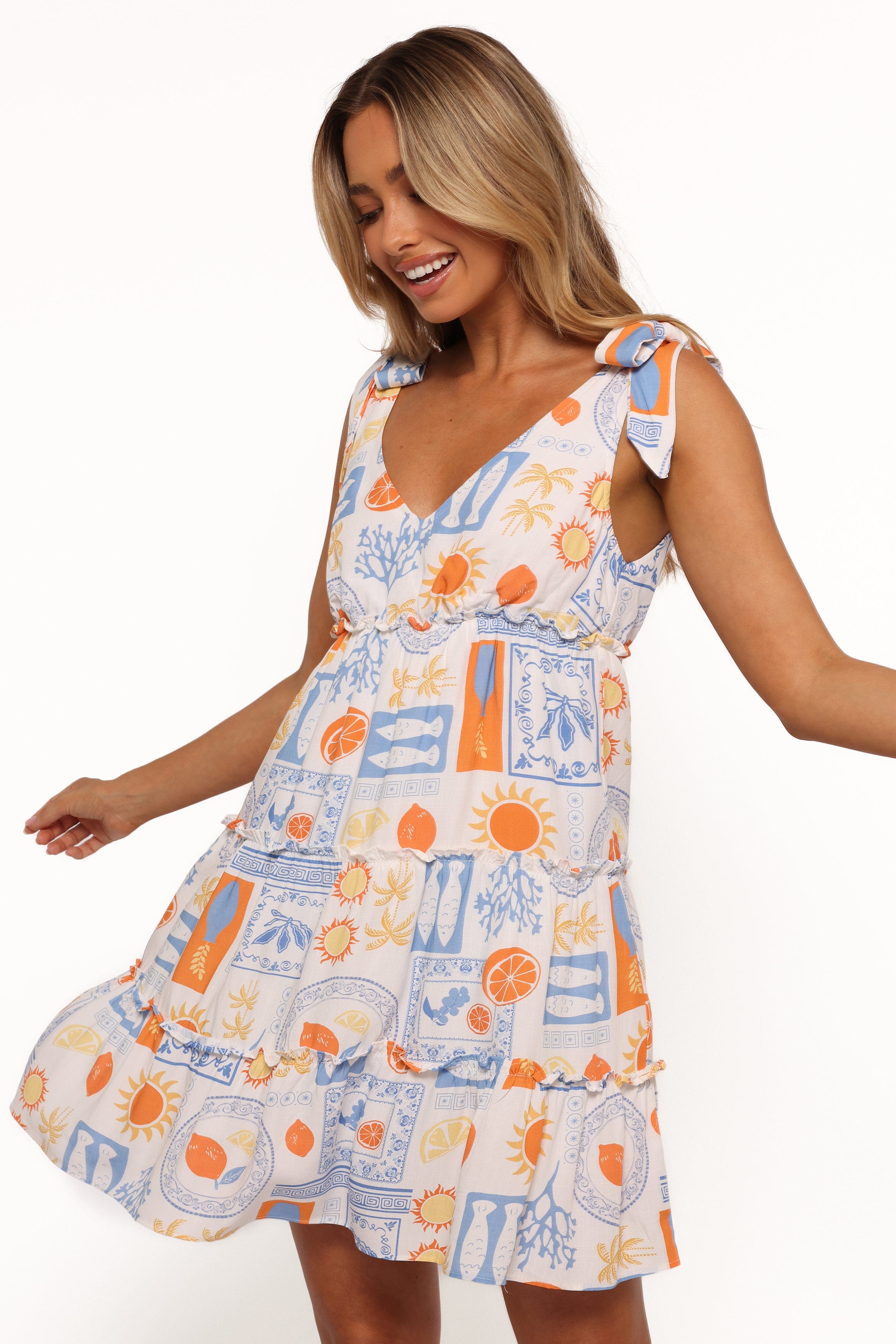 Petal and Pup USA DRESSES Melodie Mini Dress - Multi