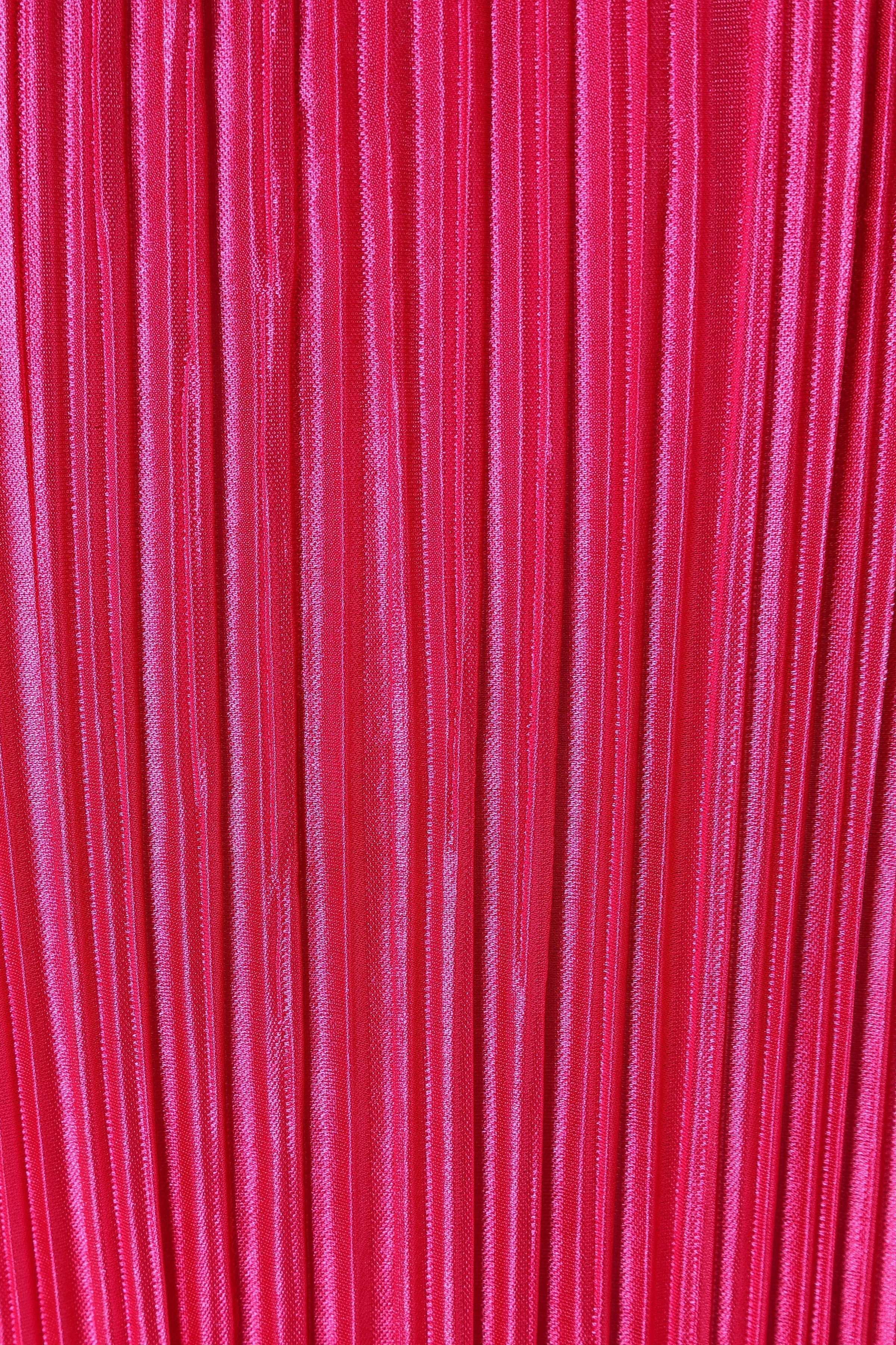 Petal and Pup USA DRESSES Melody Halterneck Plisse Midi Dress - Pink