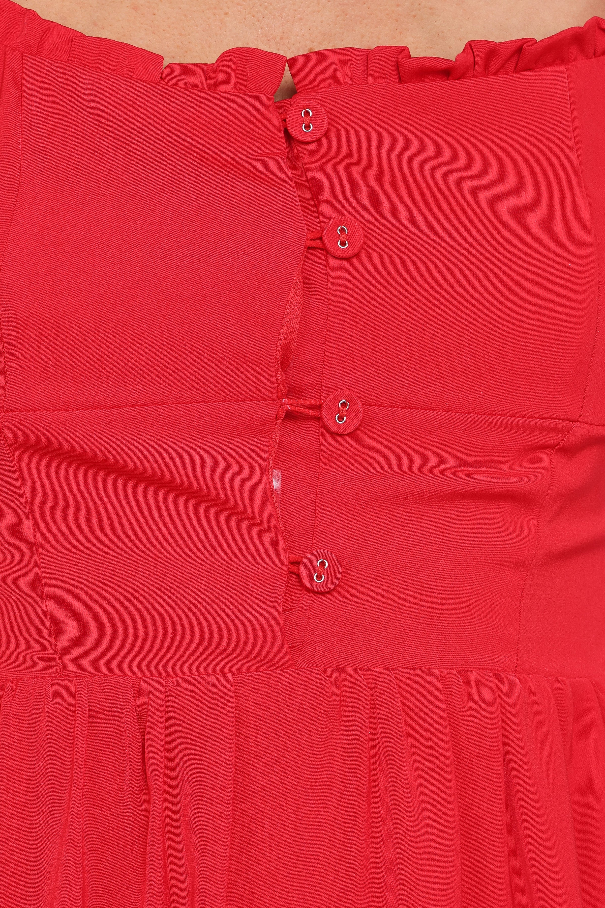 Petal and Pup USA DRESSES Melrose Midi Dress - Red