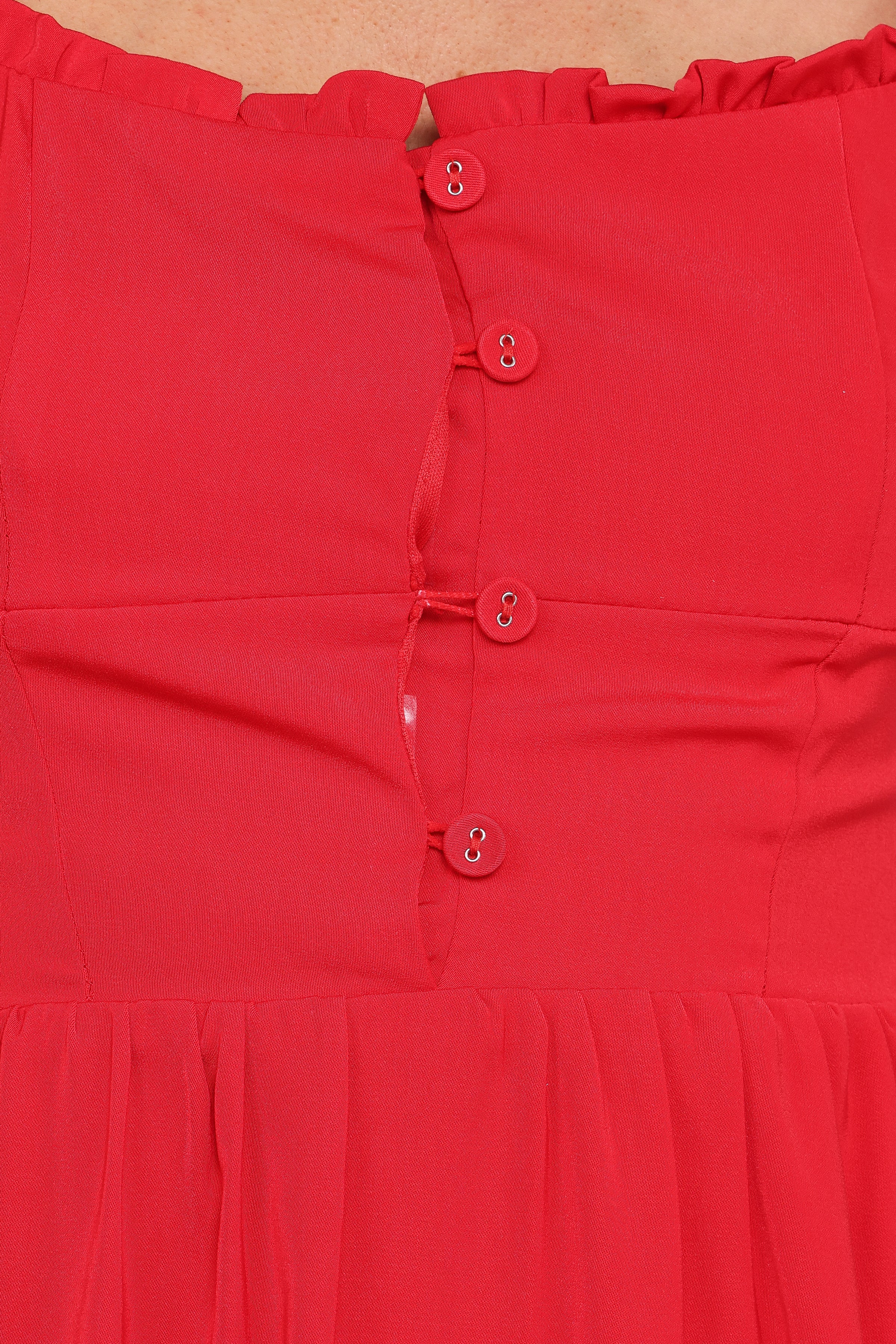 Petal and Pup USA DRESSES Melrose Midi Dress - Red