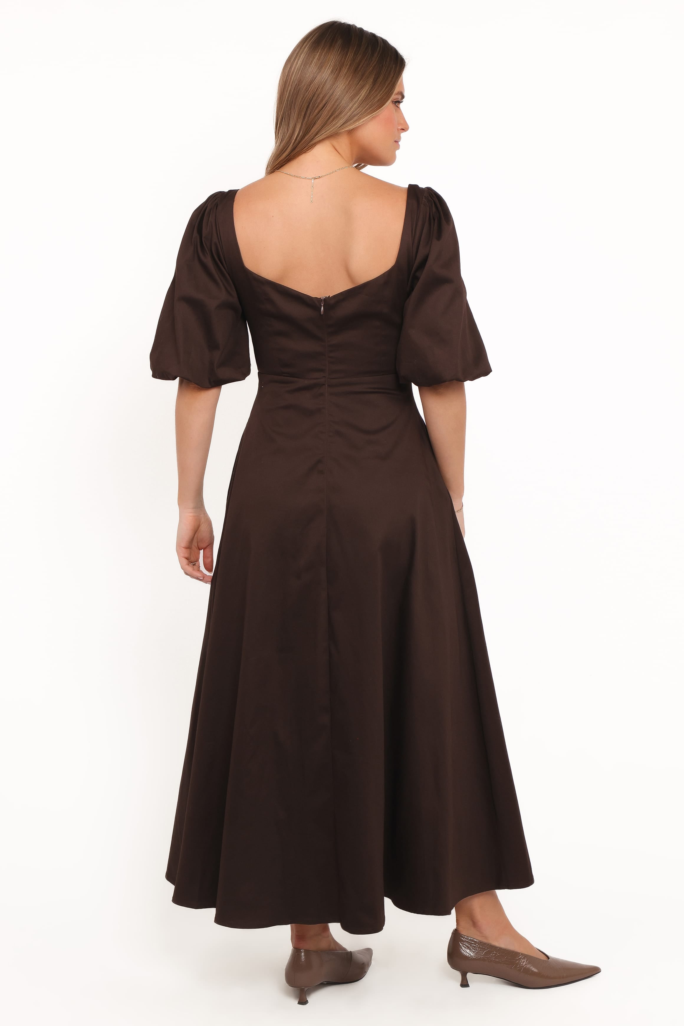 Petal and Pup USA DRESSES Merlena Maxi Dress - Chocolate
