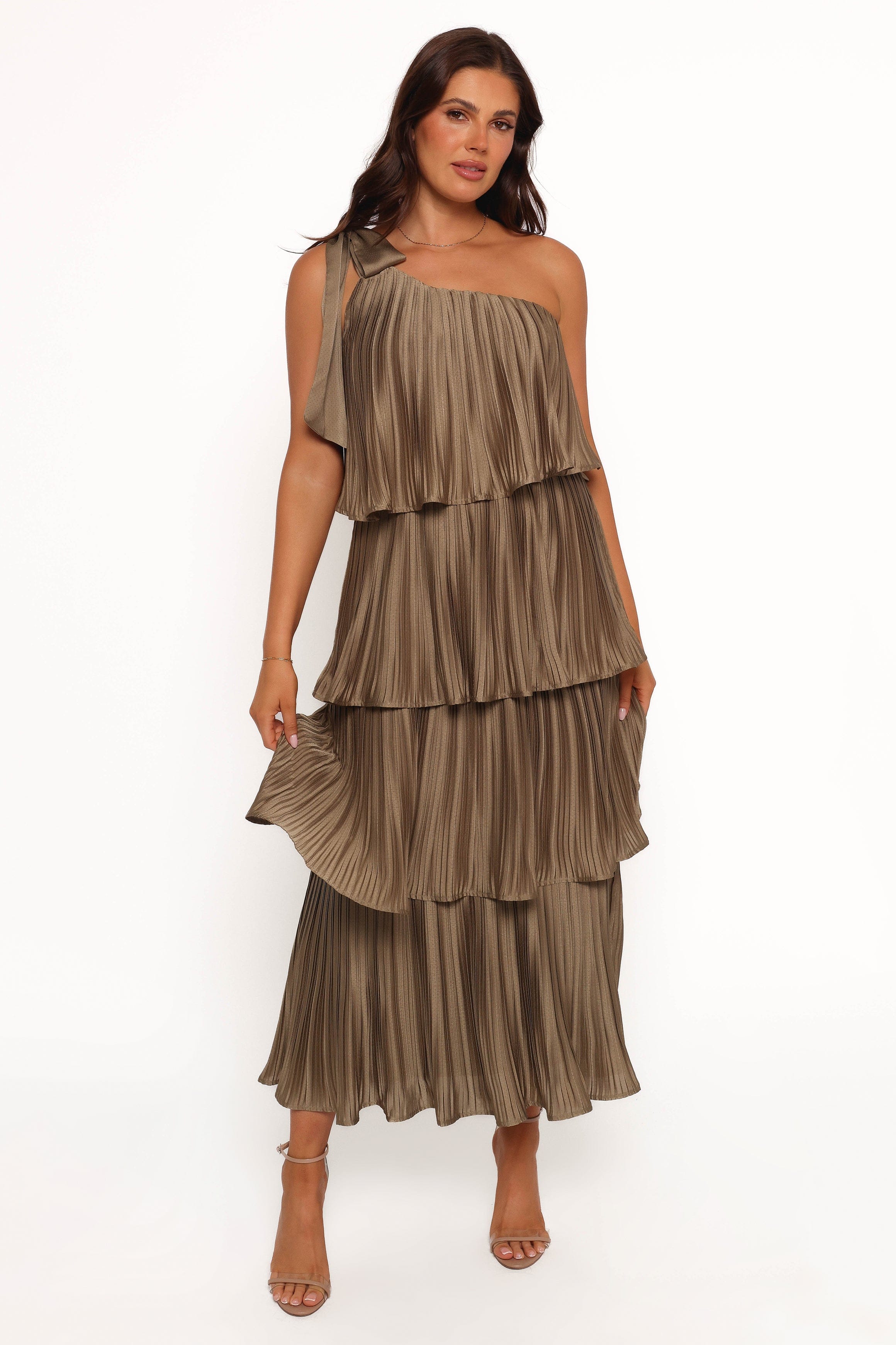Petal and Pup USA DRESSES Miah Midi Dress - Olive
