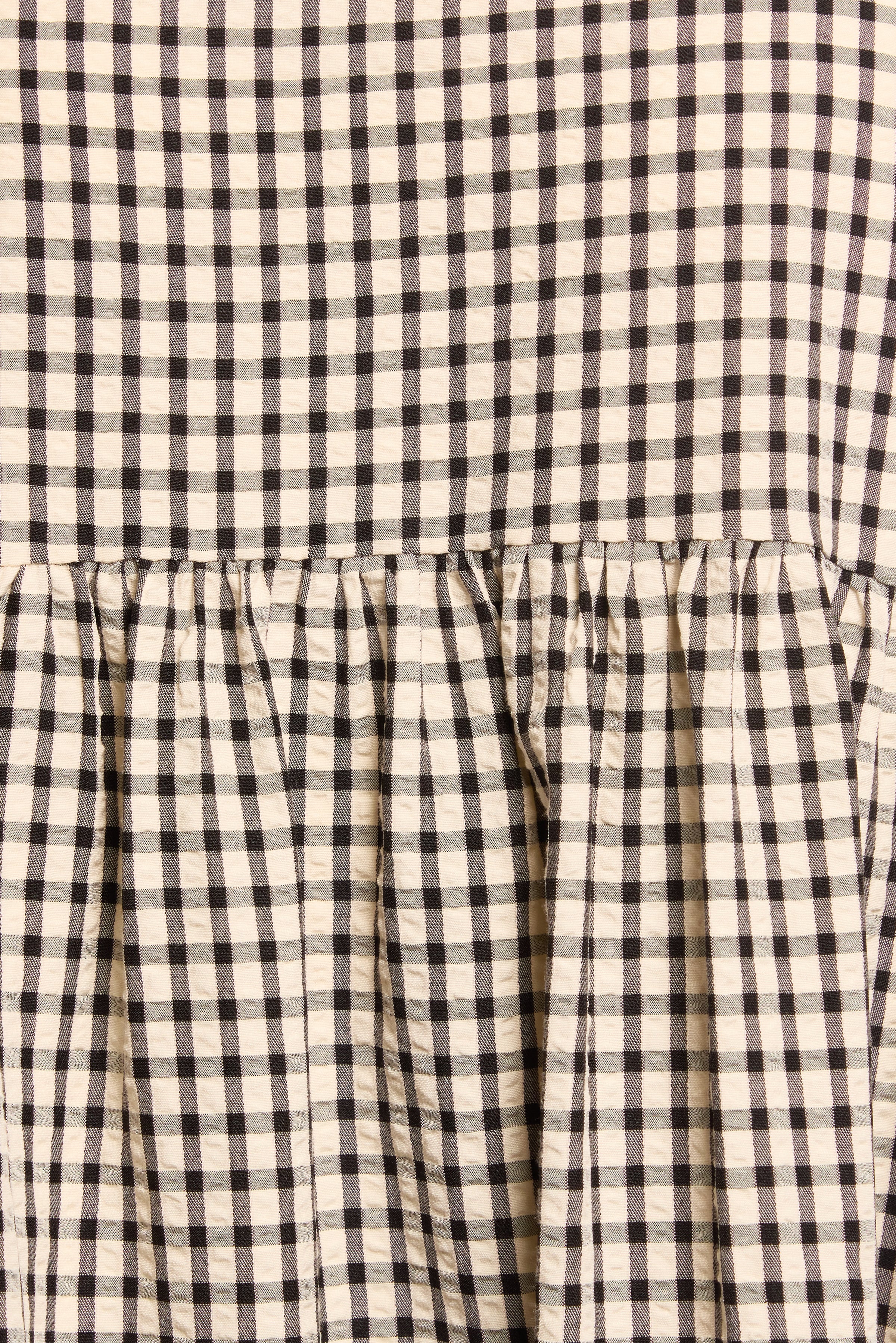 Petal and Pup USA DRESSES Micaela Long Sleeve Mini Dress - Black Gingham