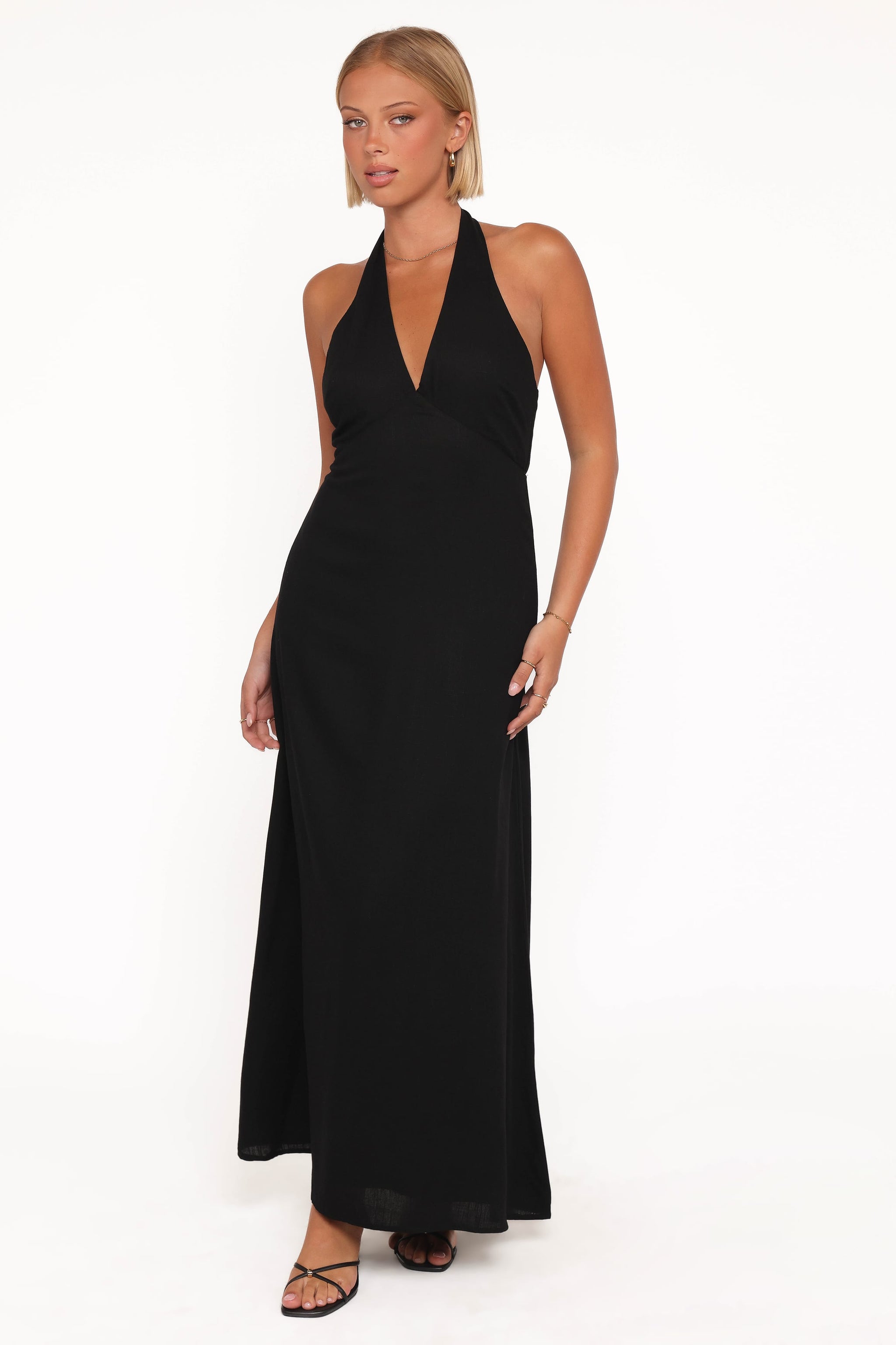 mumu jasmine halter maxi dress Jasmine Halter Maxi Dress, in Silver Sage Luxe Satin