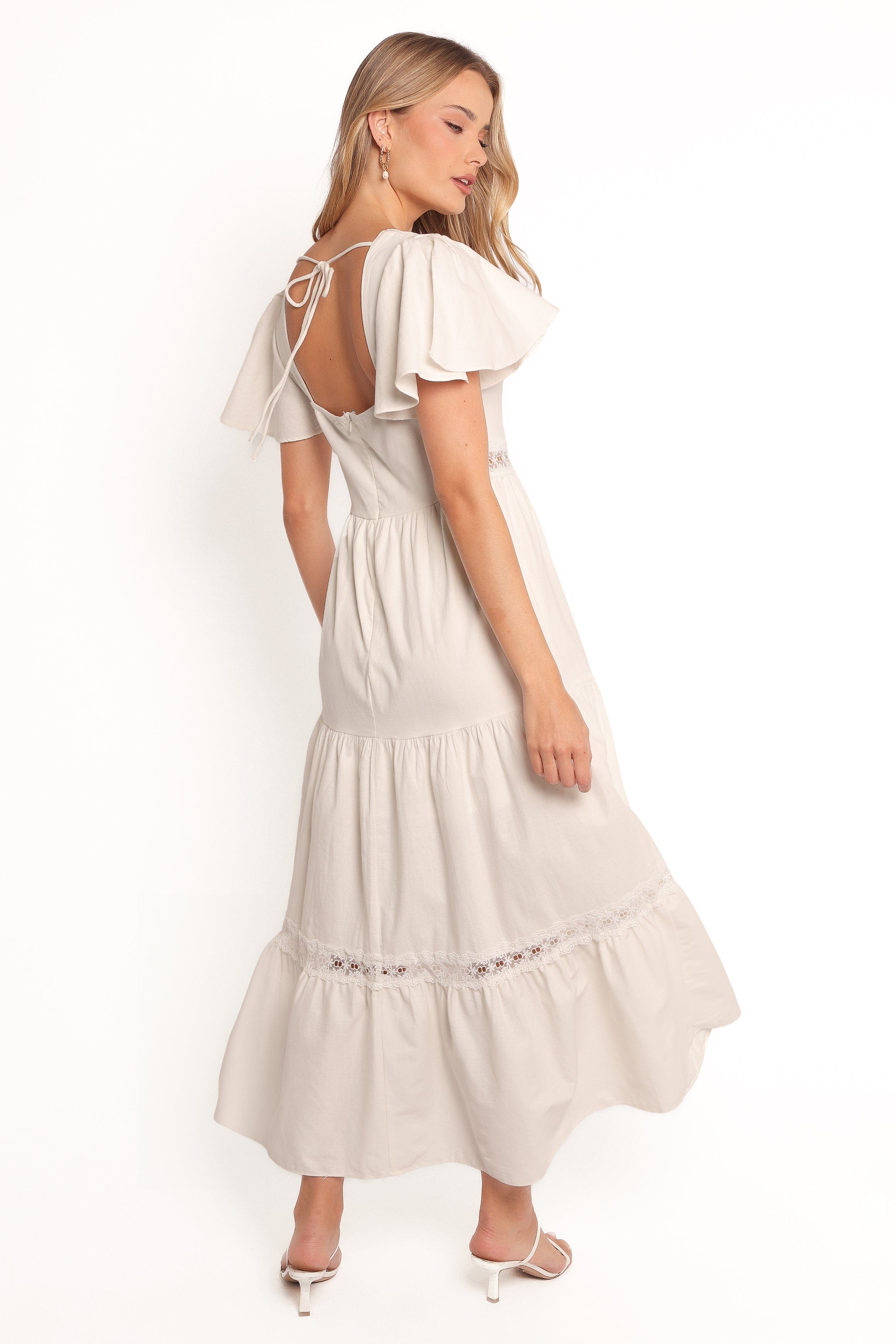 Petal and Pup USA DRESSES Minny Maxi Dress - Cream