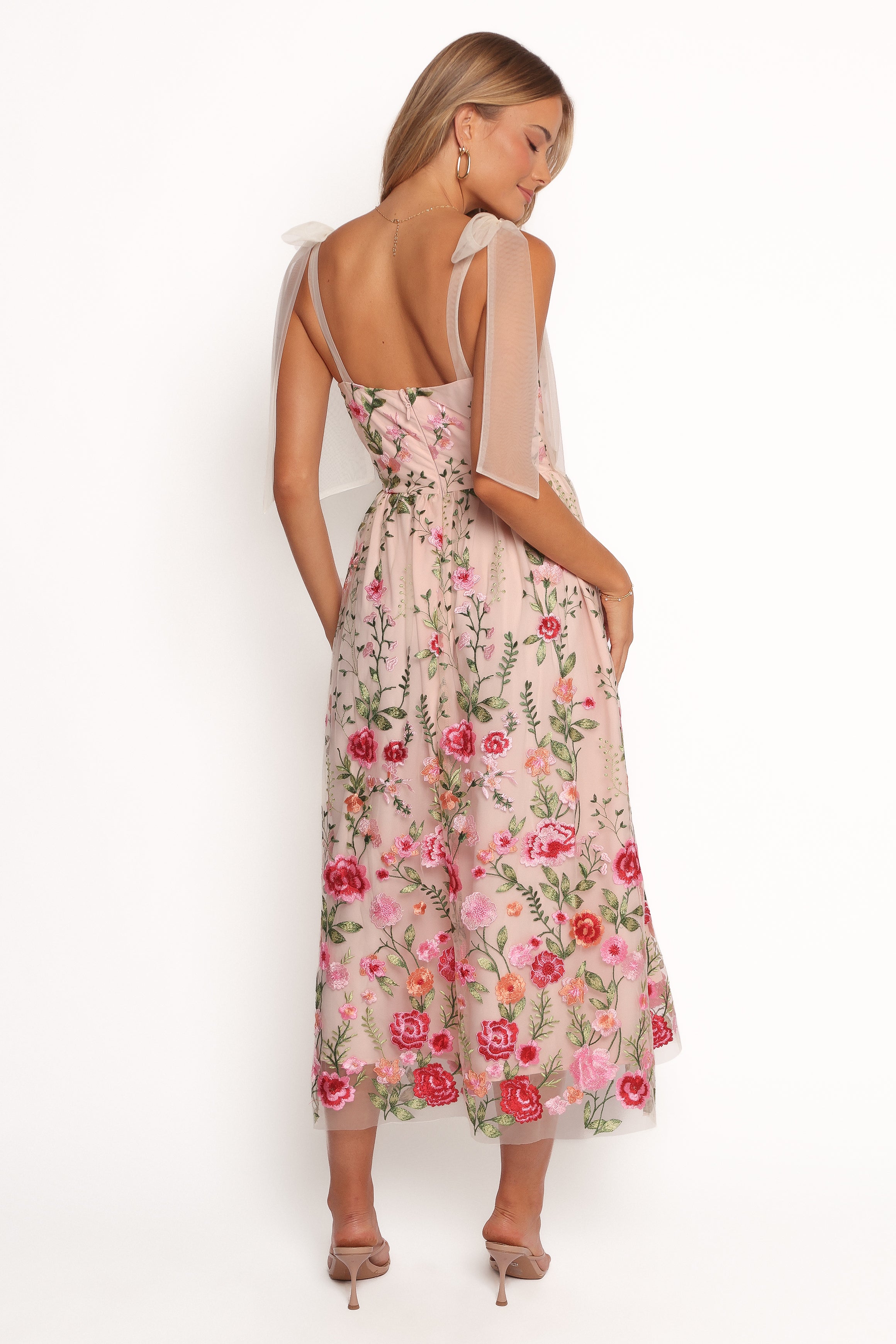 Petal and Pup USA DRESSES Mirabel Midi Dress - Multi Floral