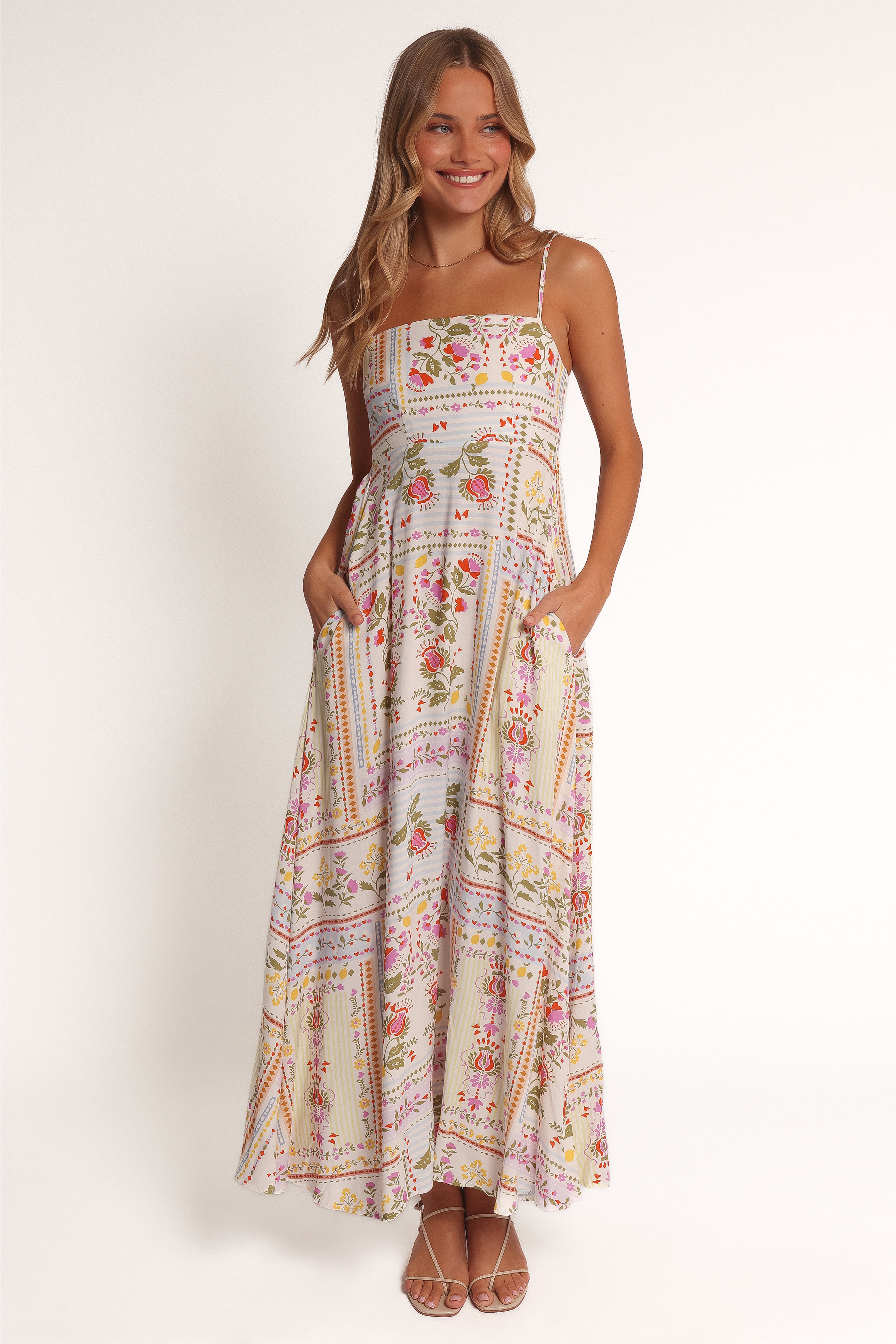 Petal and Pup USA DRESSES Mireille Maxi Dress - Multi Floral