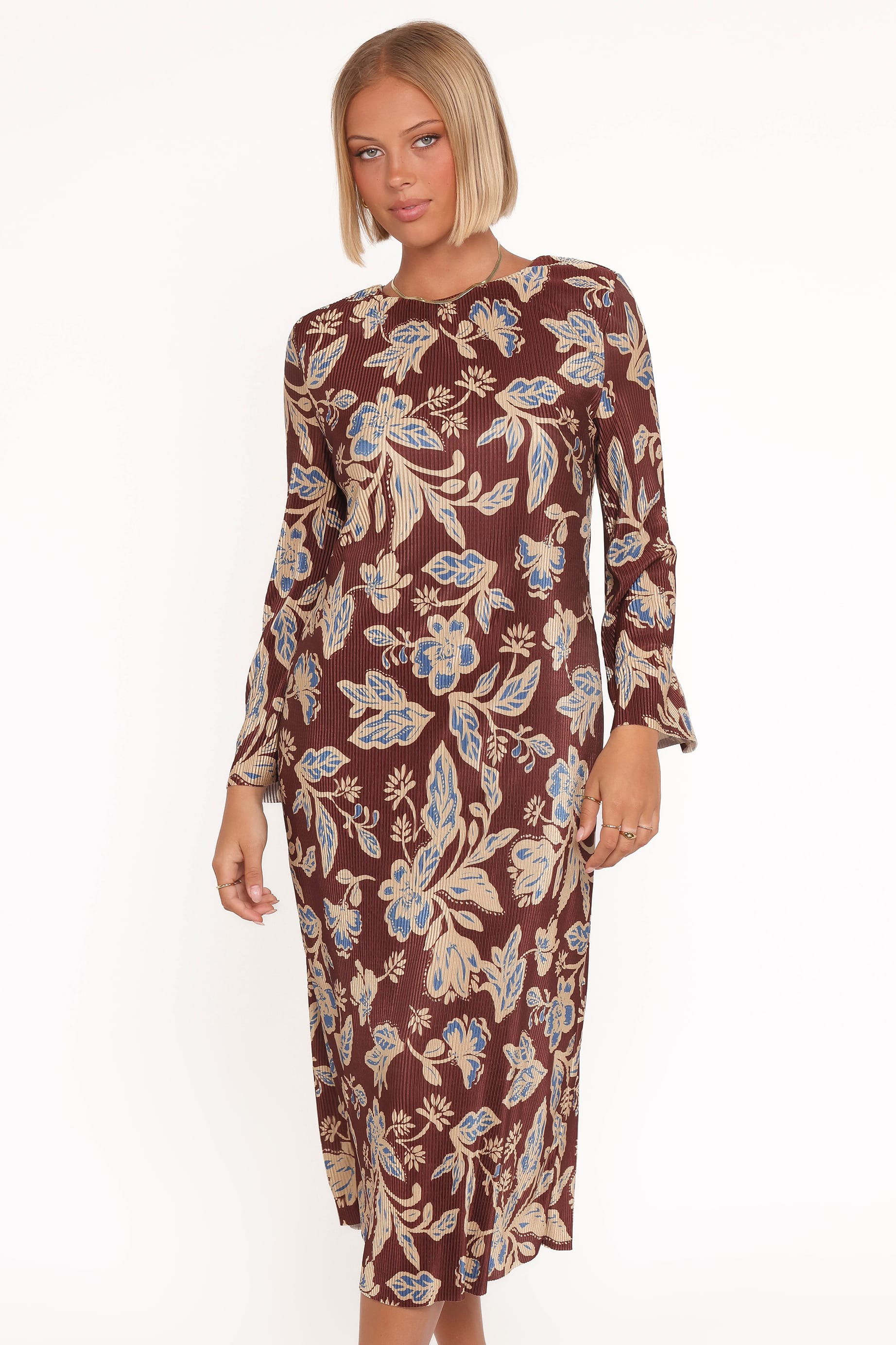 Petal and Pup Women's Morena Long Sleeve Midi Dress