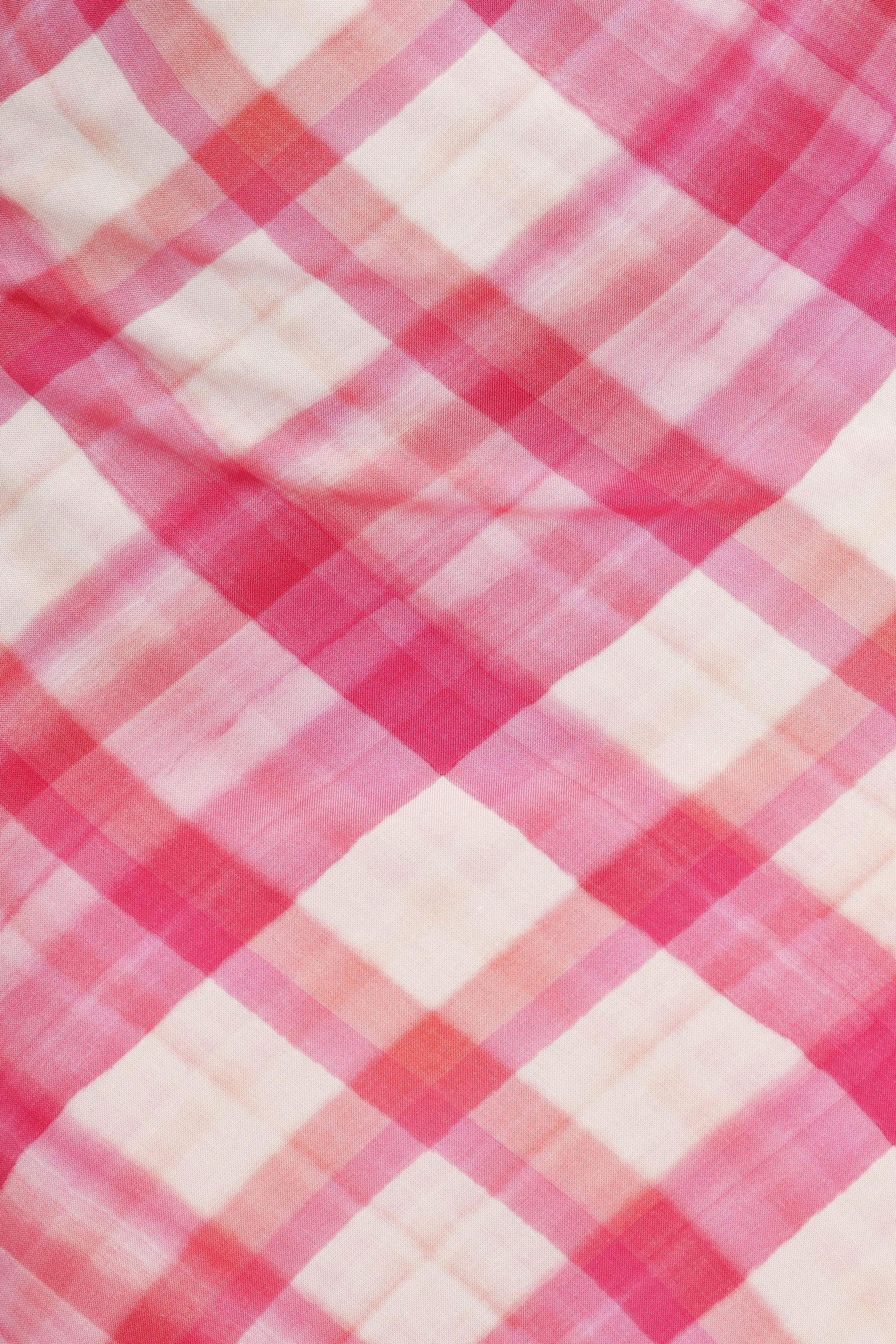 Petal and Pup USA DRESSES Morghan Midi Dress - Pink Check