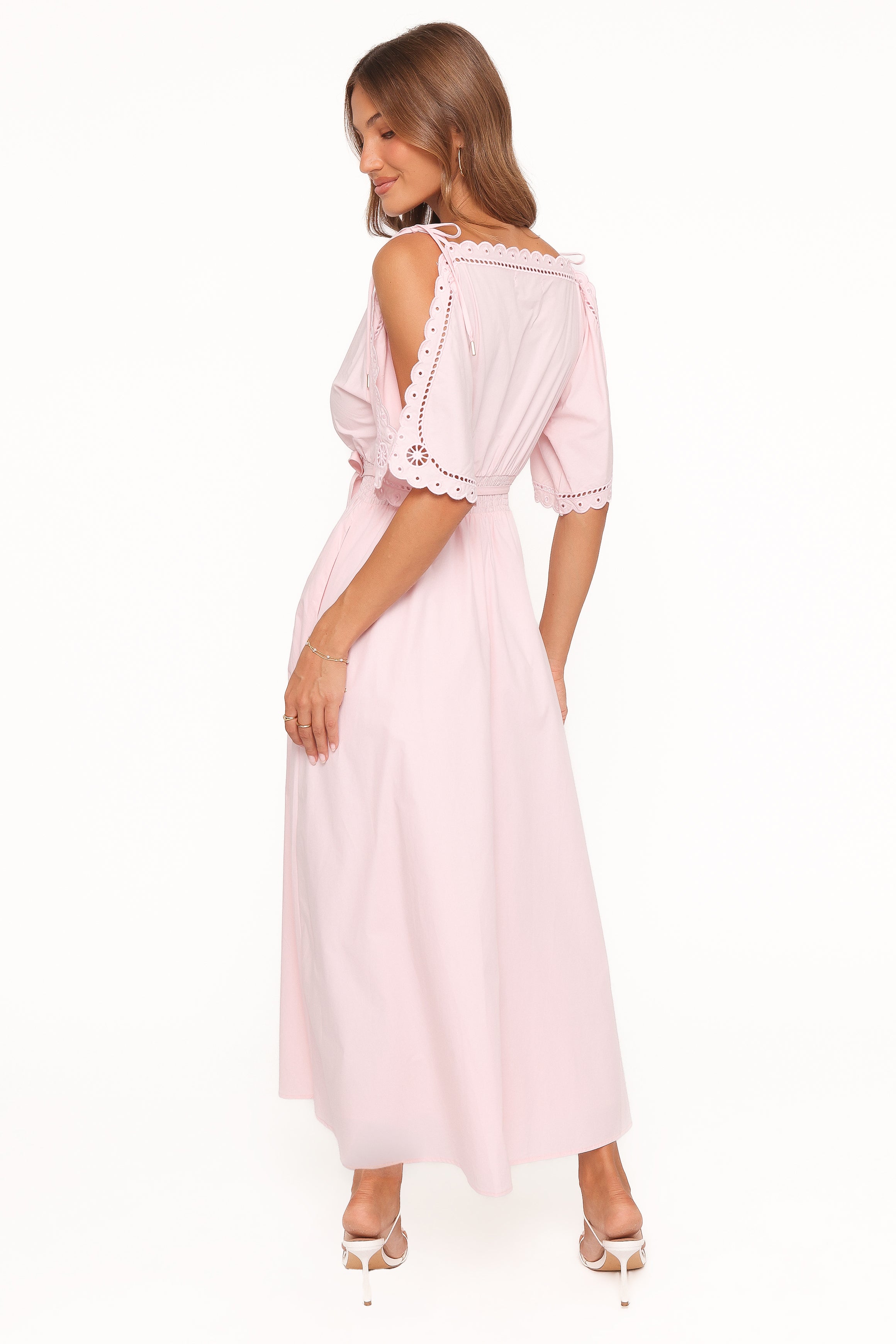 Petal and Pup USA DRESSES Nellie Midi Dress - Petal Pink