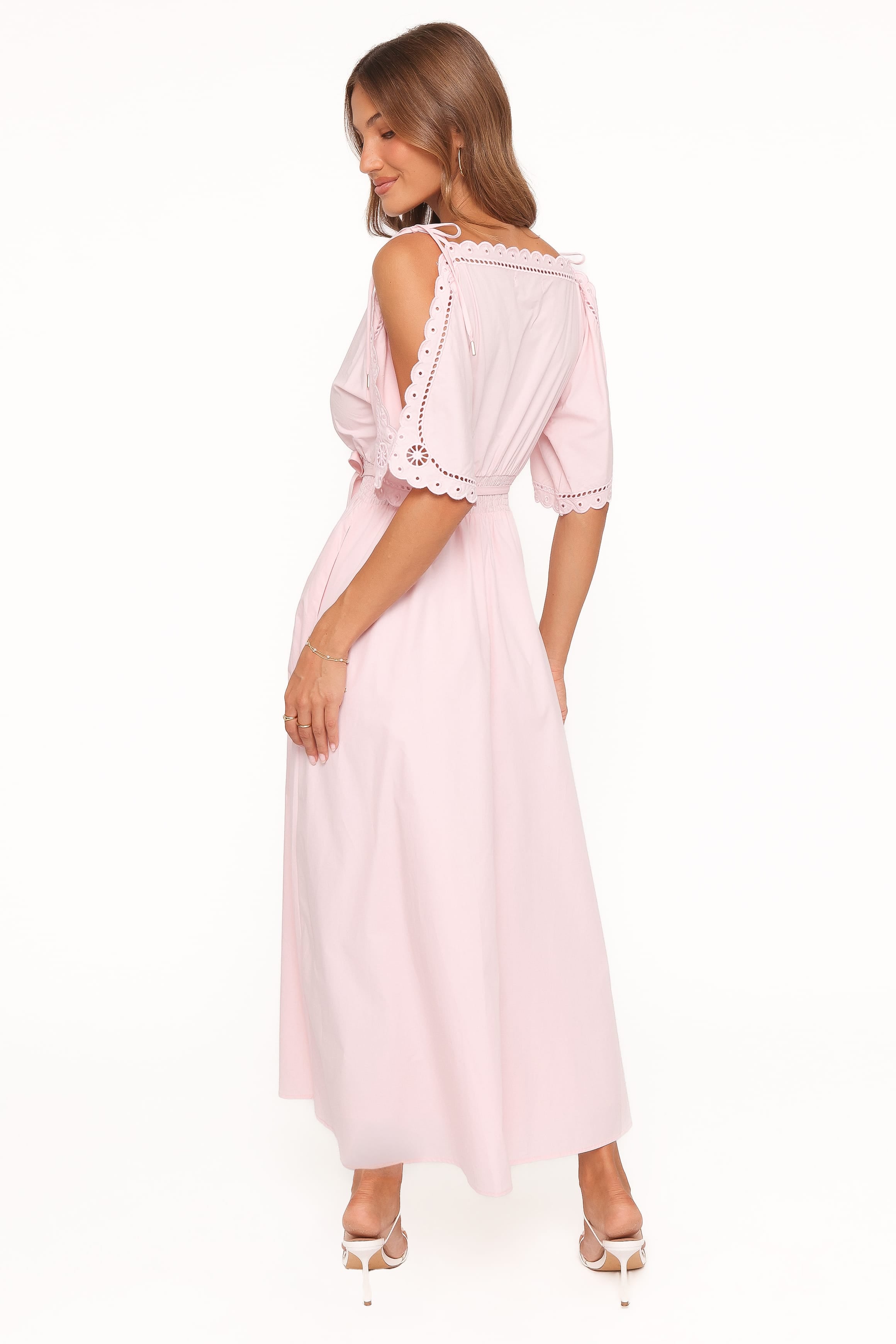 Petal and Pup USA DRESSES Nellie Midi Dress - Petal Pink