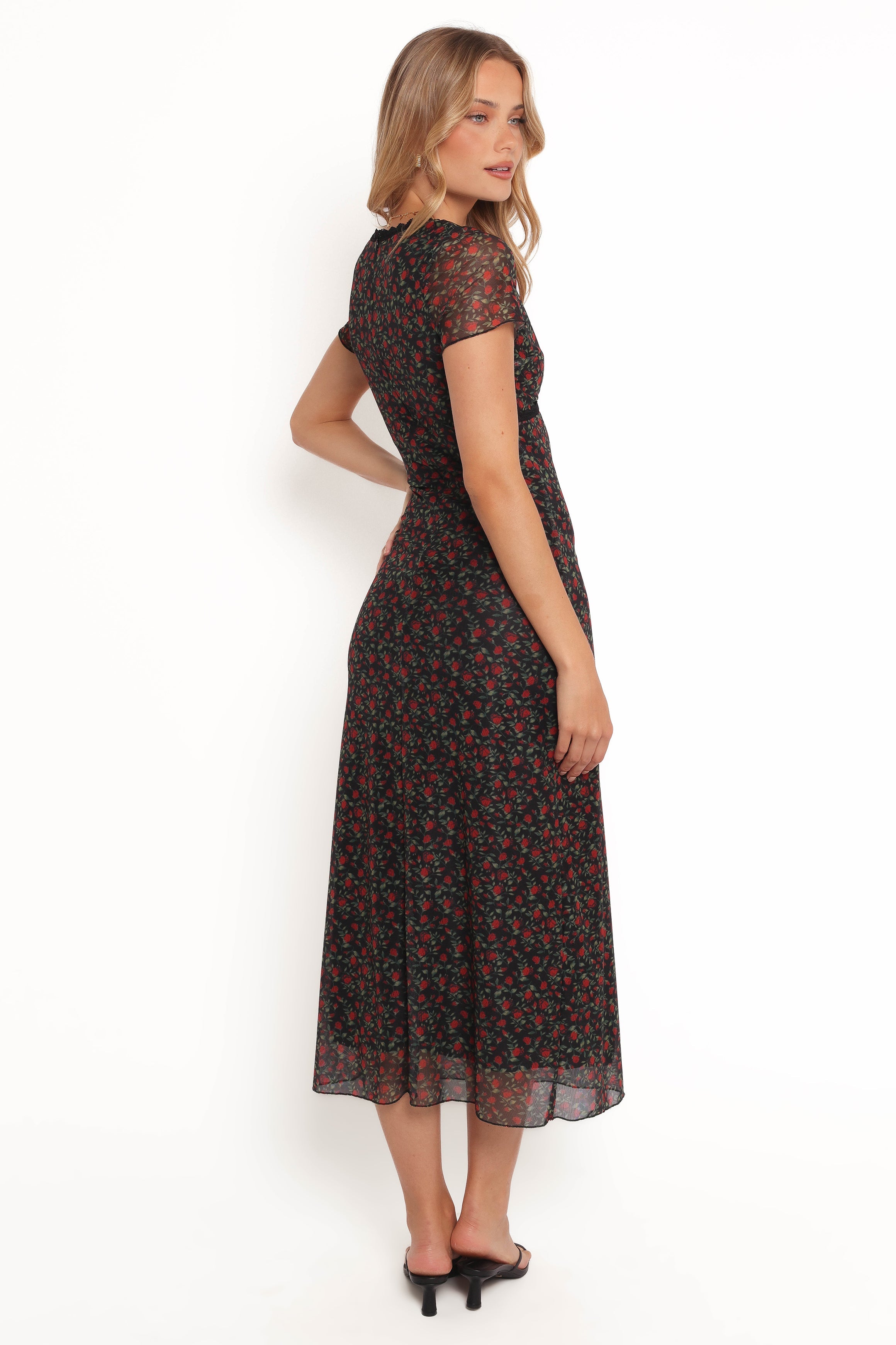 Petal and Pup USA DRESSES Neve Maxi Dress - Rose Print