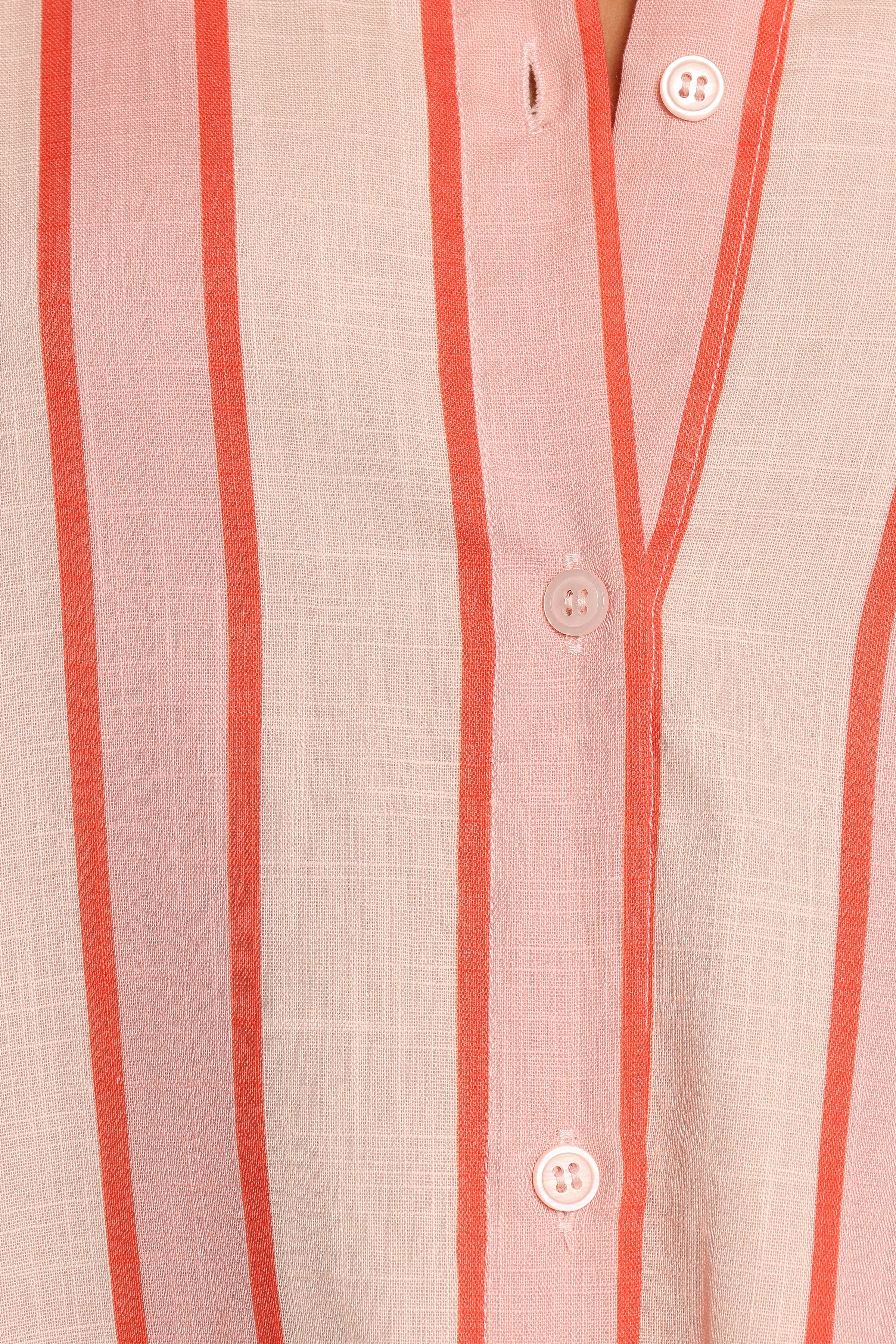 Petal and Pup USA DRESSES Norah Mini Dress - Pink Stripe (Hold for Amazon)