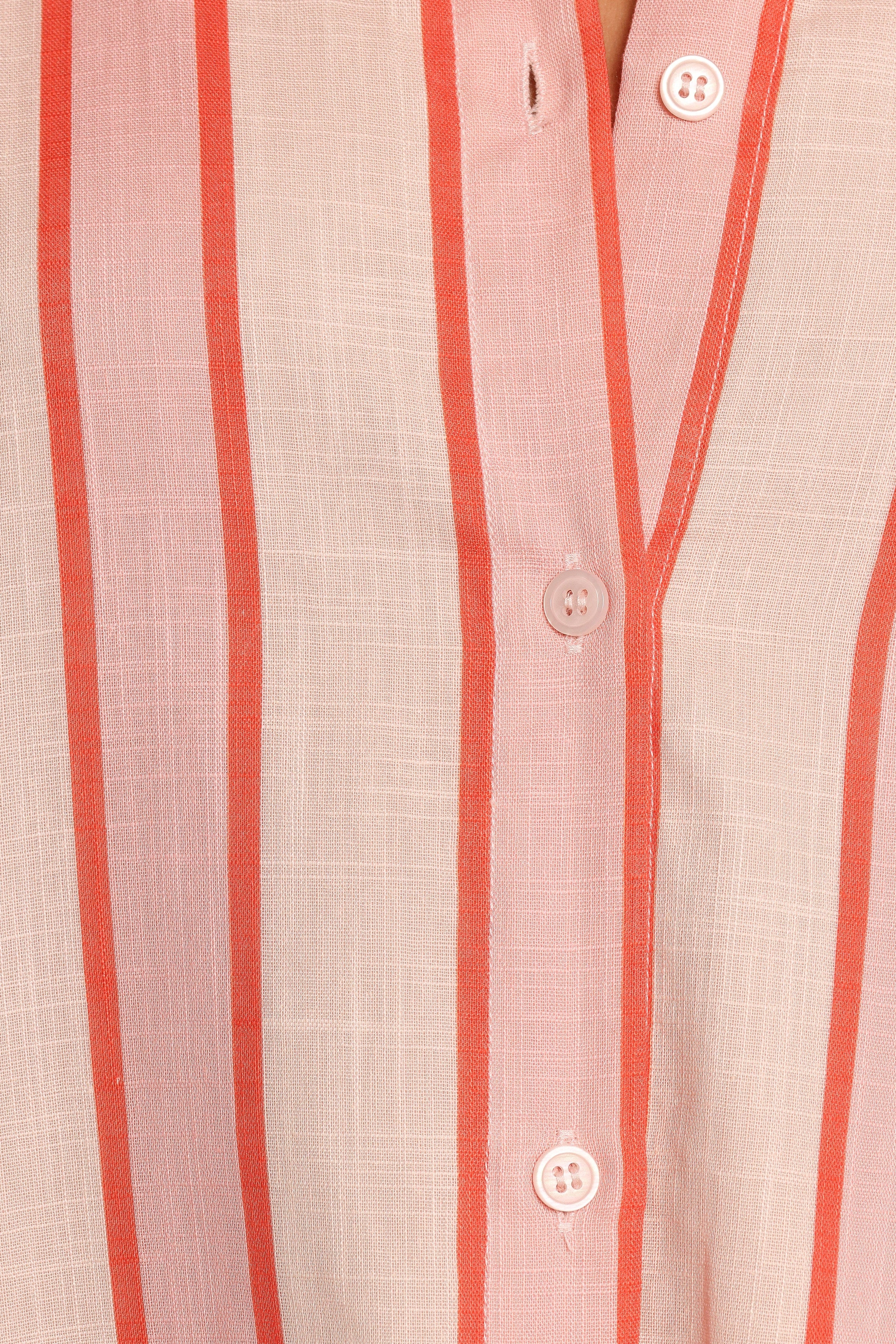 Petal and Pup USA DRESSES Norah Mini Dress - Pink Stripe (Hold for Amazon)