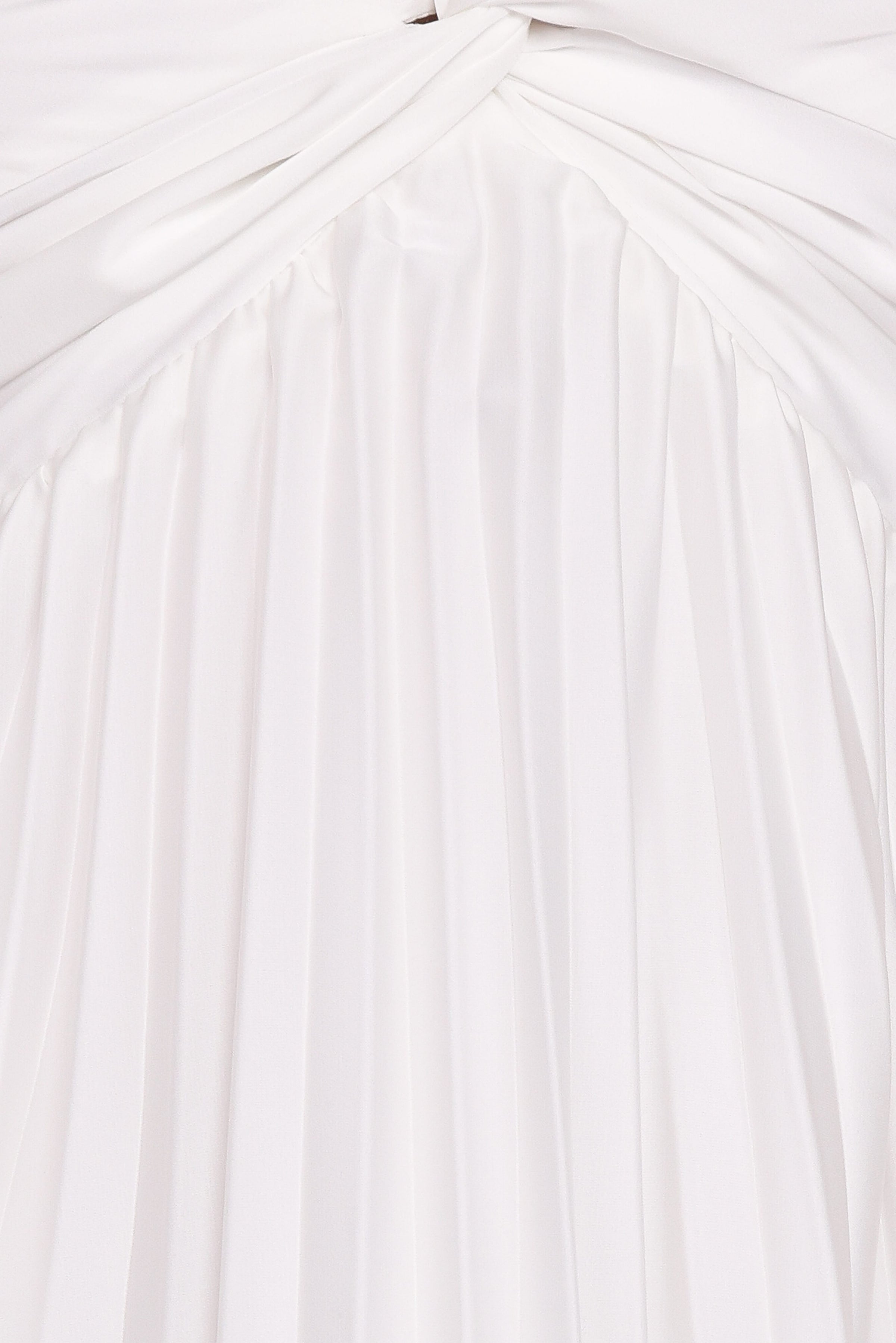 Petal and Pup USA DRESSES Nova Flutter Sleeve Midi Dress - White