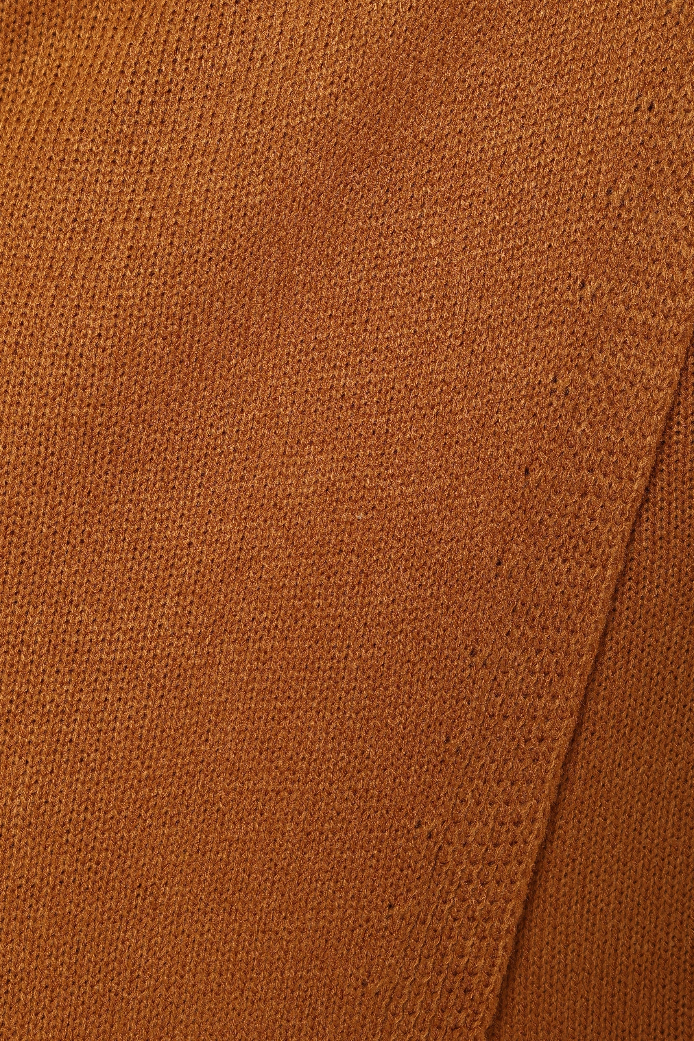 Petal and Pup USA DRESSES Nova Wrap Knit Midi Dress - Camel