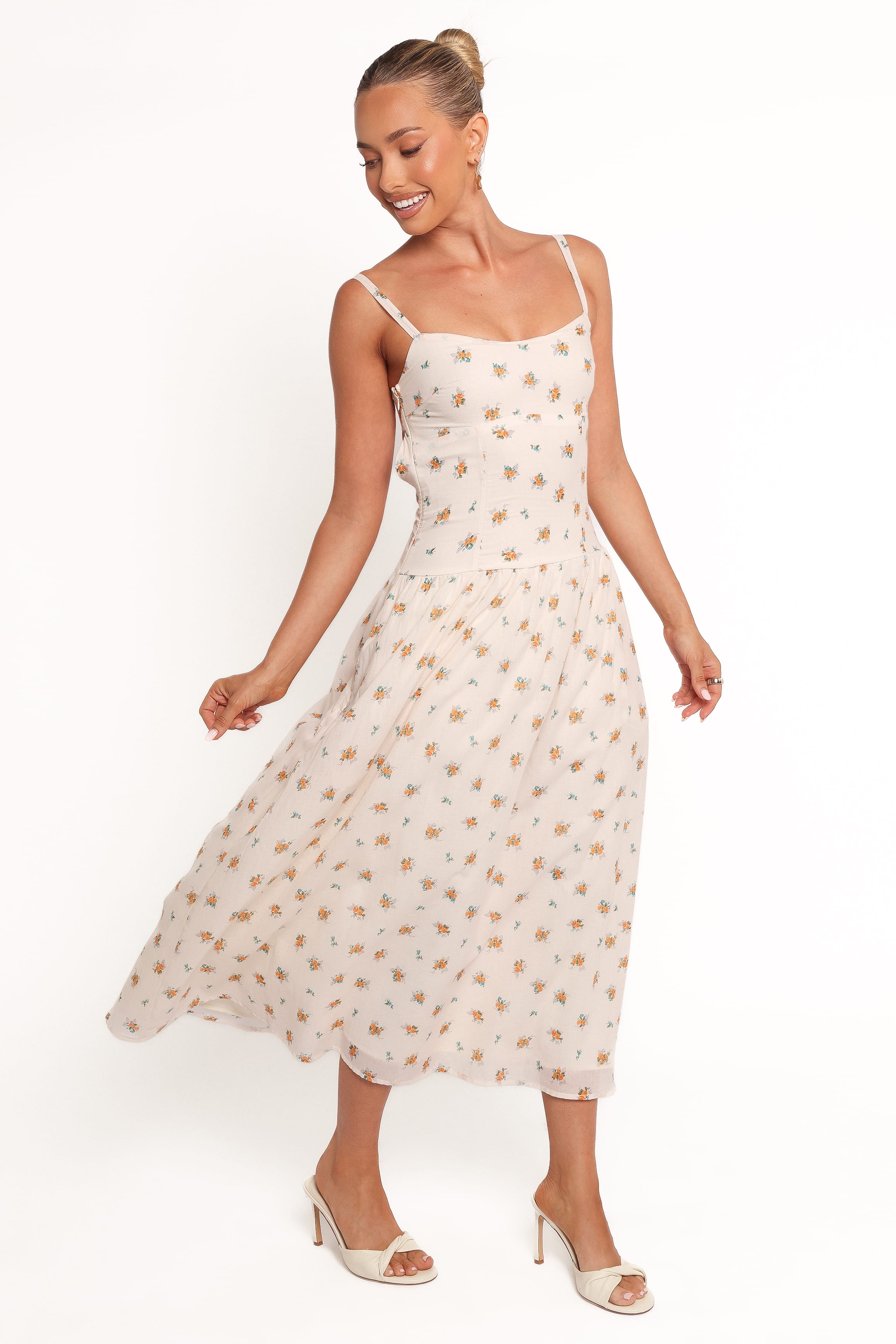 Petal and Pup USA DRESSES Oakley Maxi Dress - Yellow Floral (Hold for Rack)
