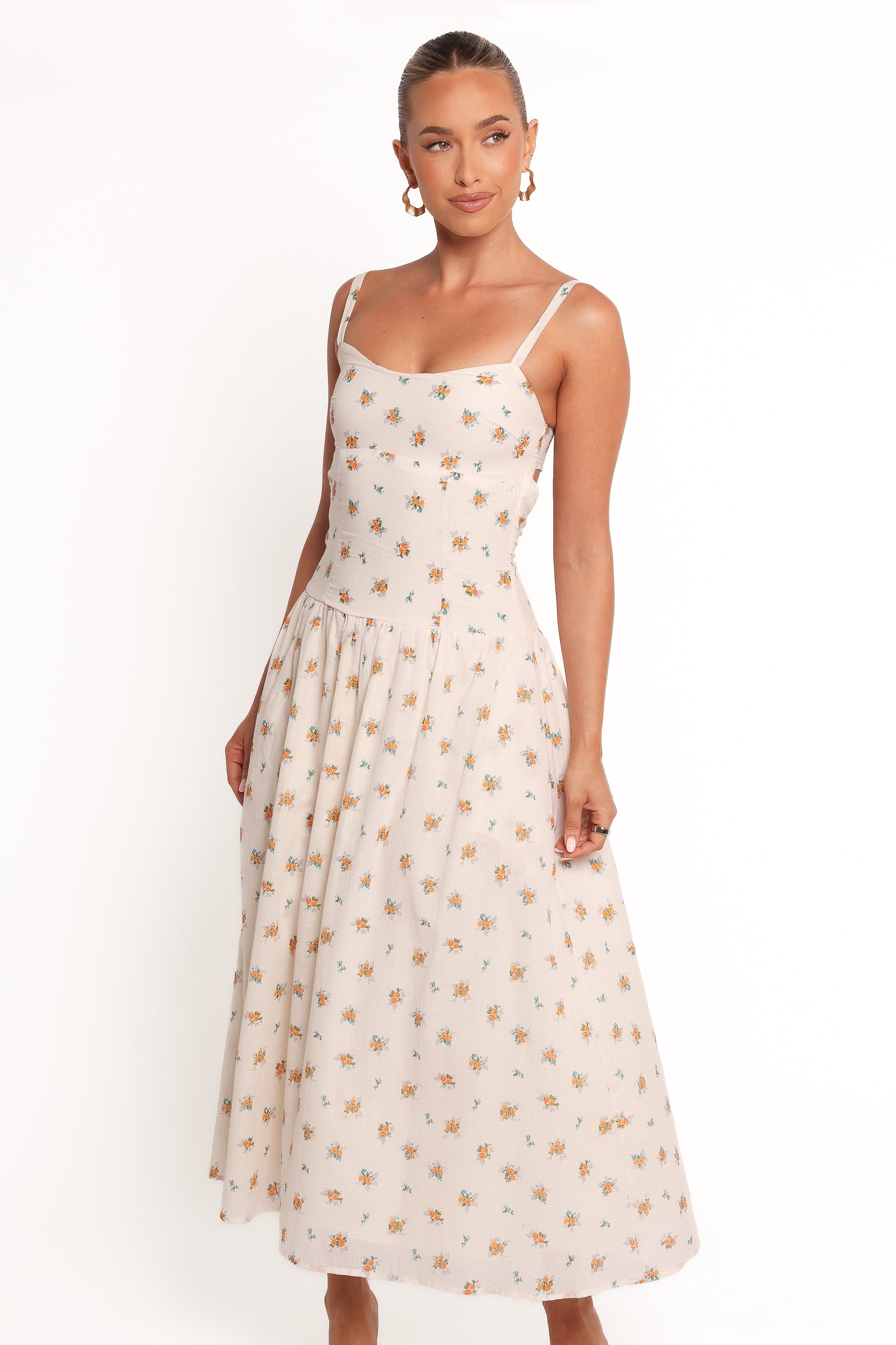 Petal and Pup USA DRESSES Oakley Maxi Dress - Yellow Floral (Hold for Rack)