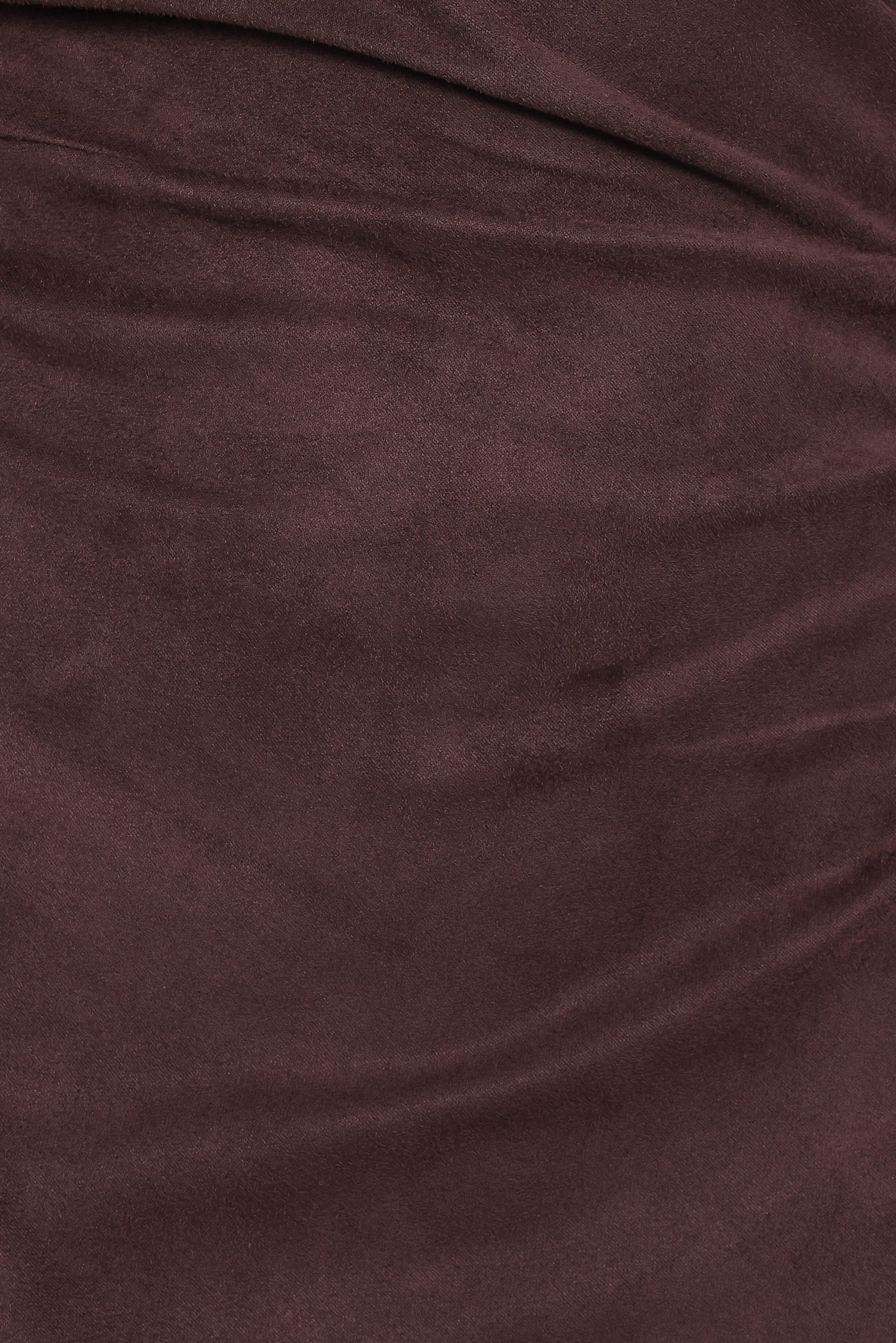Petal and Pup USA DRESSES Olympia Off Shoulder Maxi Dress - Chocolate